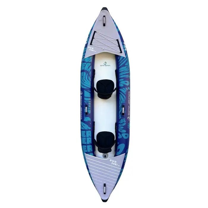 Spinera Duo 340 Package - 2 Person HDDS Kayak - 2x Paddles, Pump, Seats & Bag - Worthing Watersports - 4262373433250 - Kayaks - Spinera