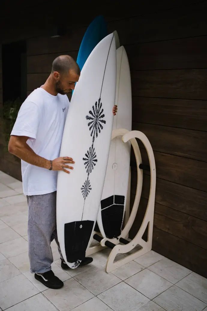 Surflogic Wooden Free Standing Multiboard Surfboard Rack - Worthing Watersports - 8414867804053 - Accessories - Surflogic