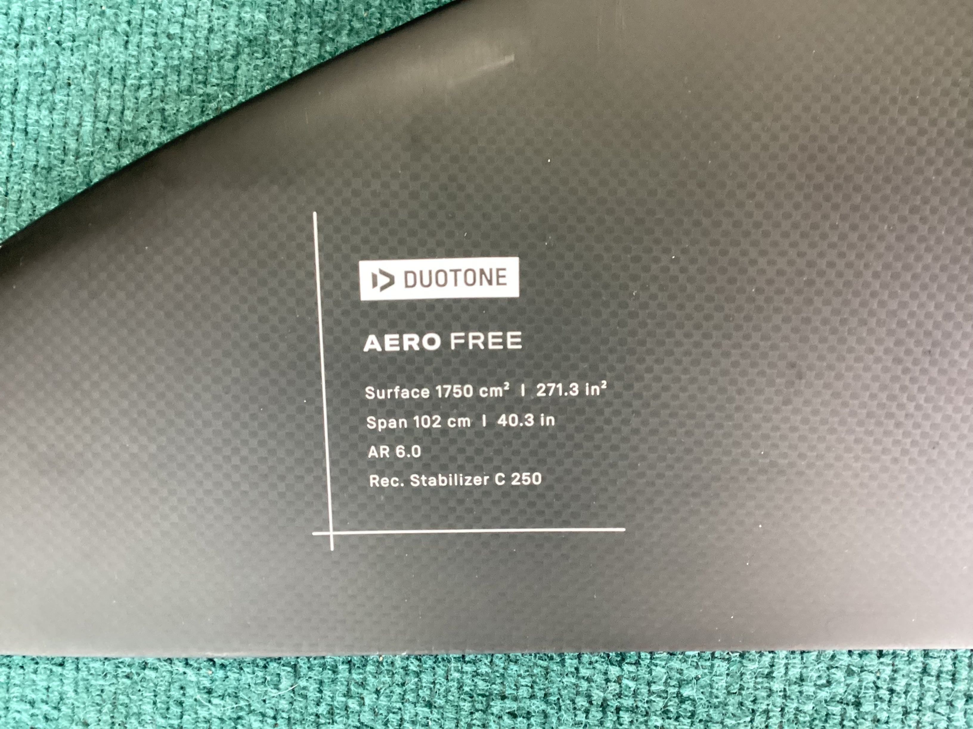 Used Duotone Aero Free SLS 1750/250 Foil Set - Worthing Watersports -  - Foil Sets - Duotone X