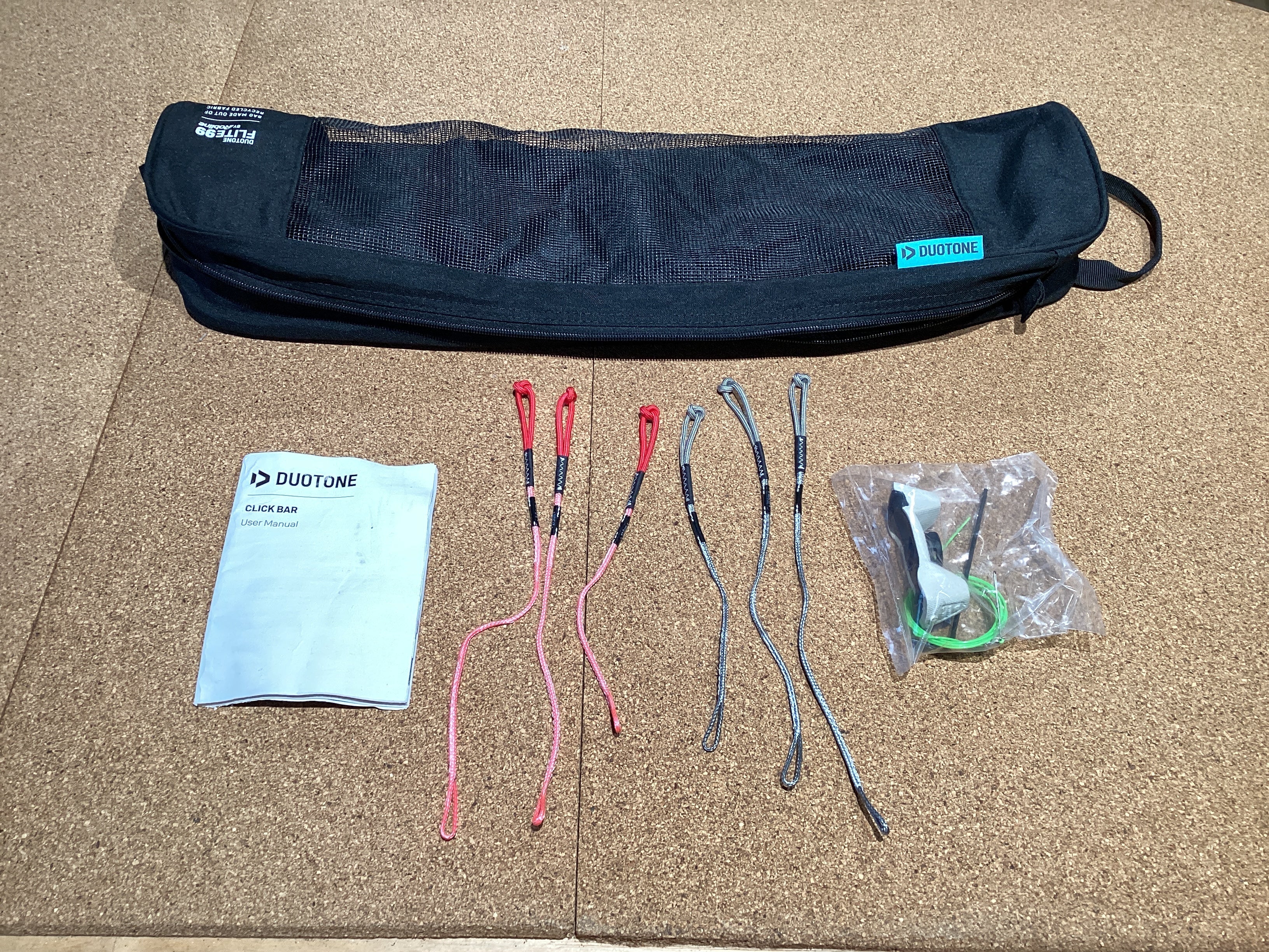 Used Duotone Click Bar Quad Control 2025 S/20 - 22 - Worthing Watersports -  - Bars - Duotone Kiteboarding