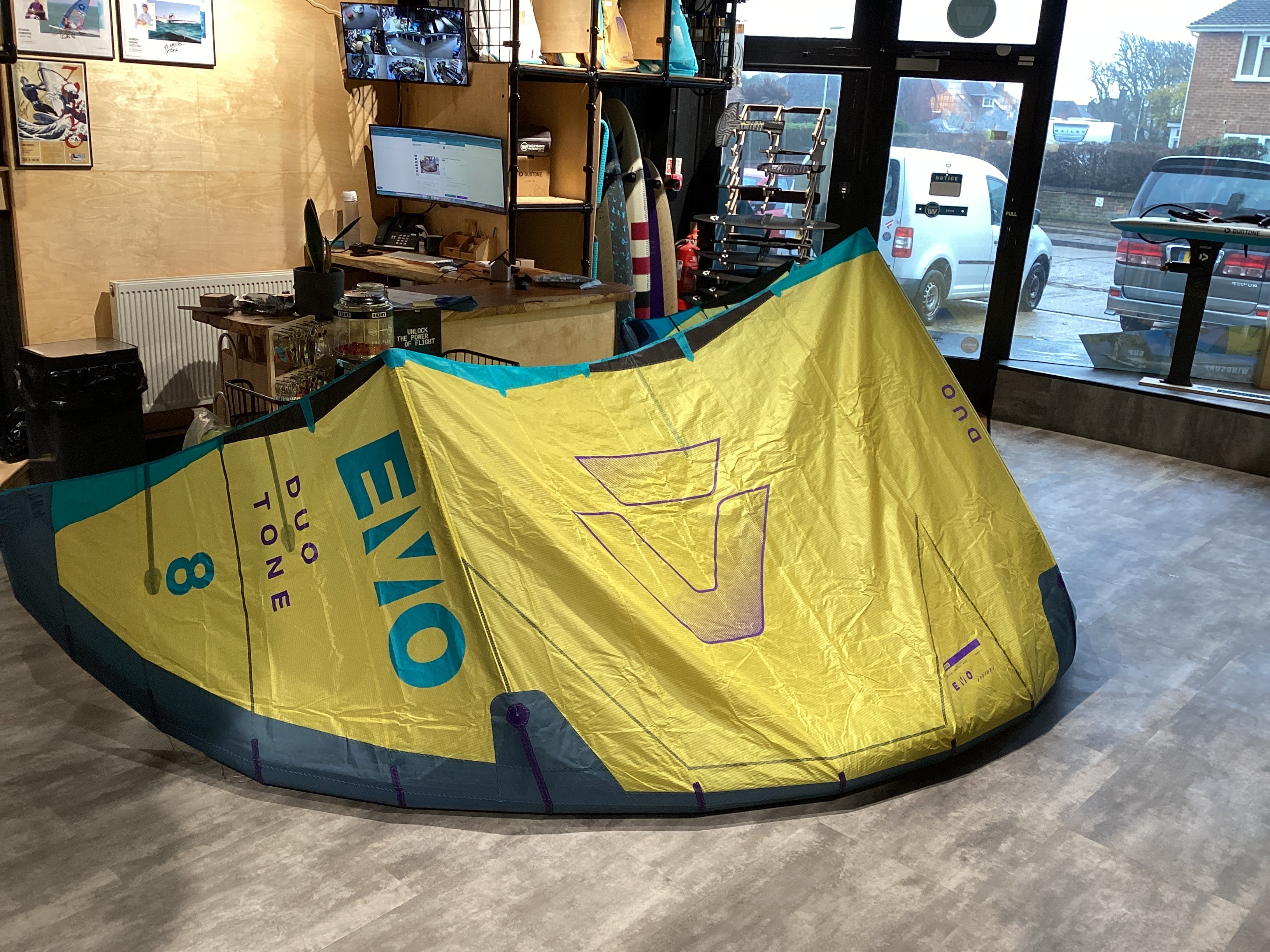 Used Duotone Evo 2025 8m - Worthing Watersports -  - Kites - Duotone Kiteboarding