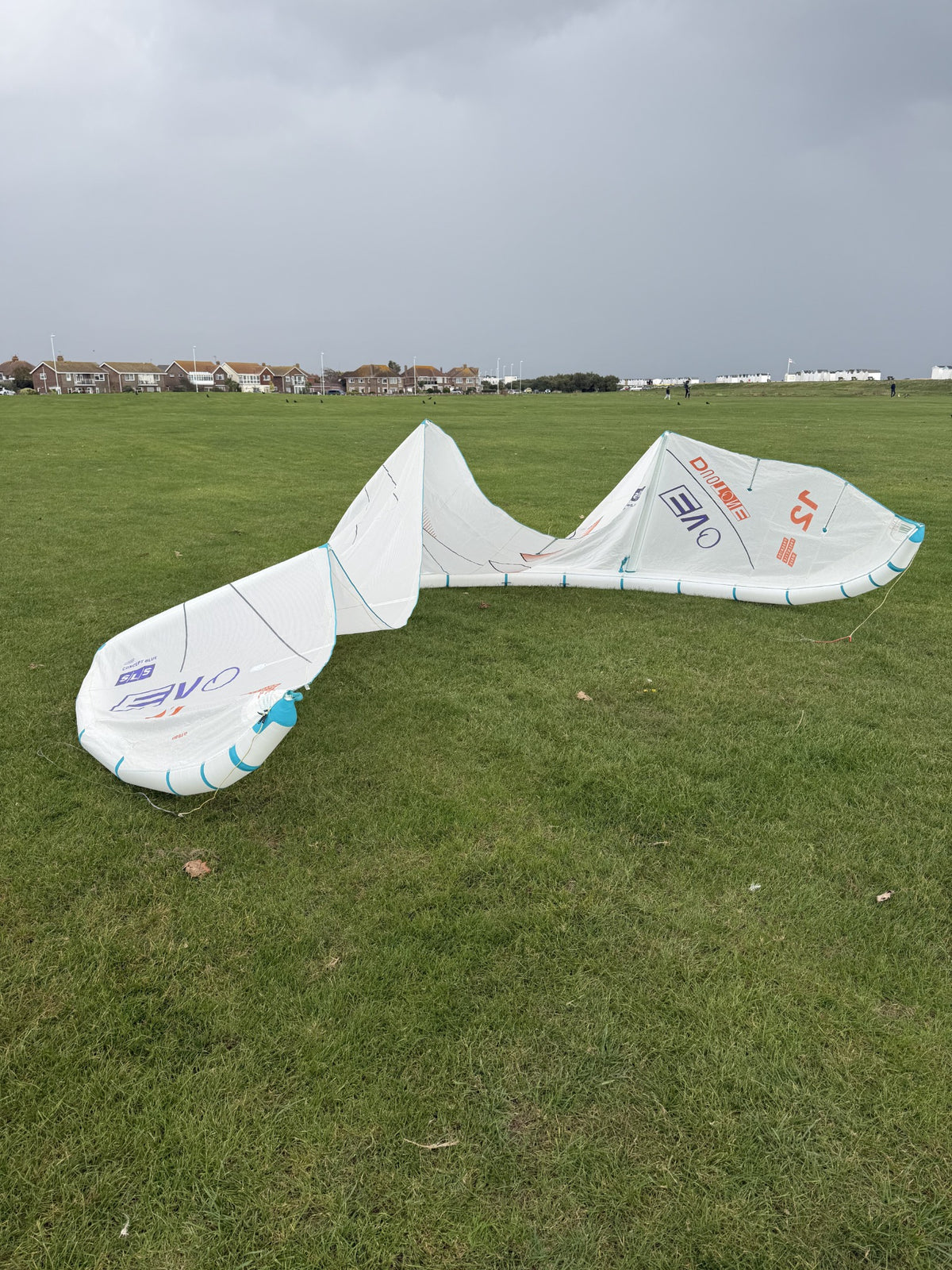 Actual used Duotone Evo SLS Concept Blue 2026 12m kite, photograph 4
