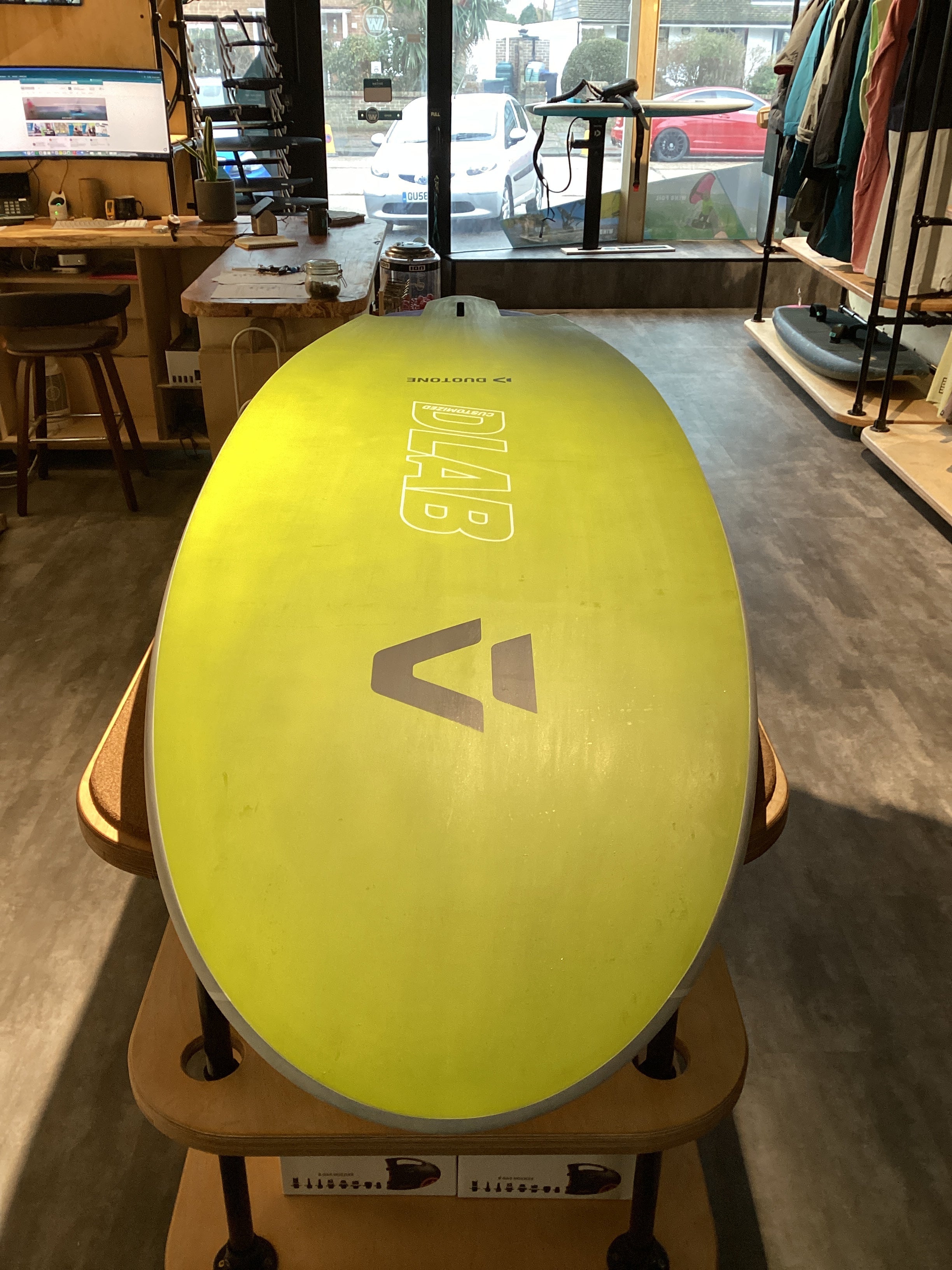 Used Duotone Falcon_Fin D/LAB 124L - Worthing Watersports -  - Boards - Duotone Windsurfing