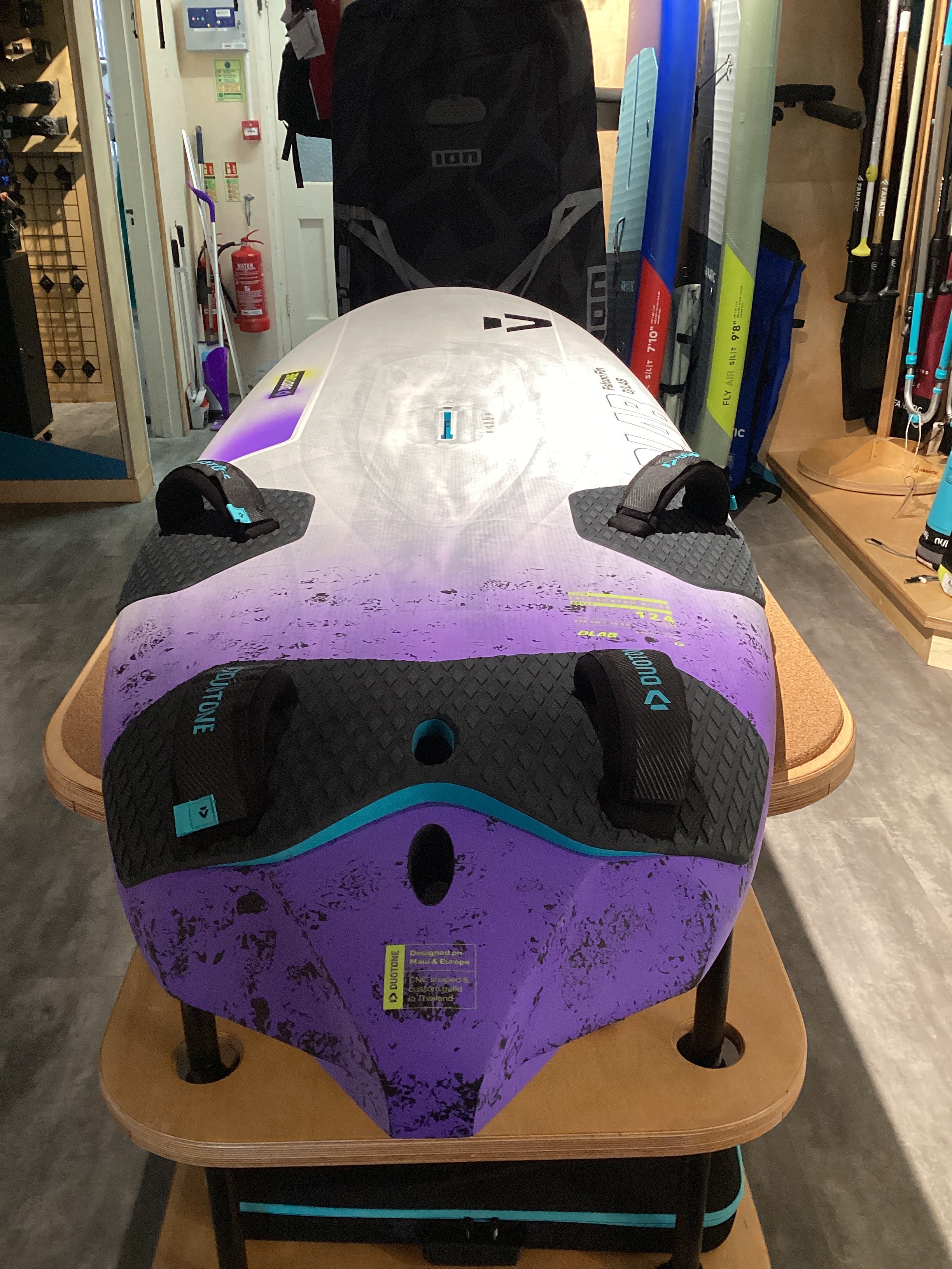 Used Duotone Falcon_Fin D/LAB 124L - Worthing Watersports -  - Boards - Duotone Windsurfing