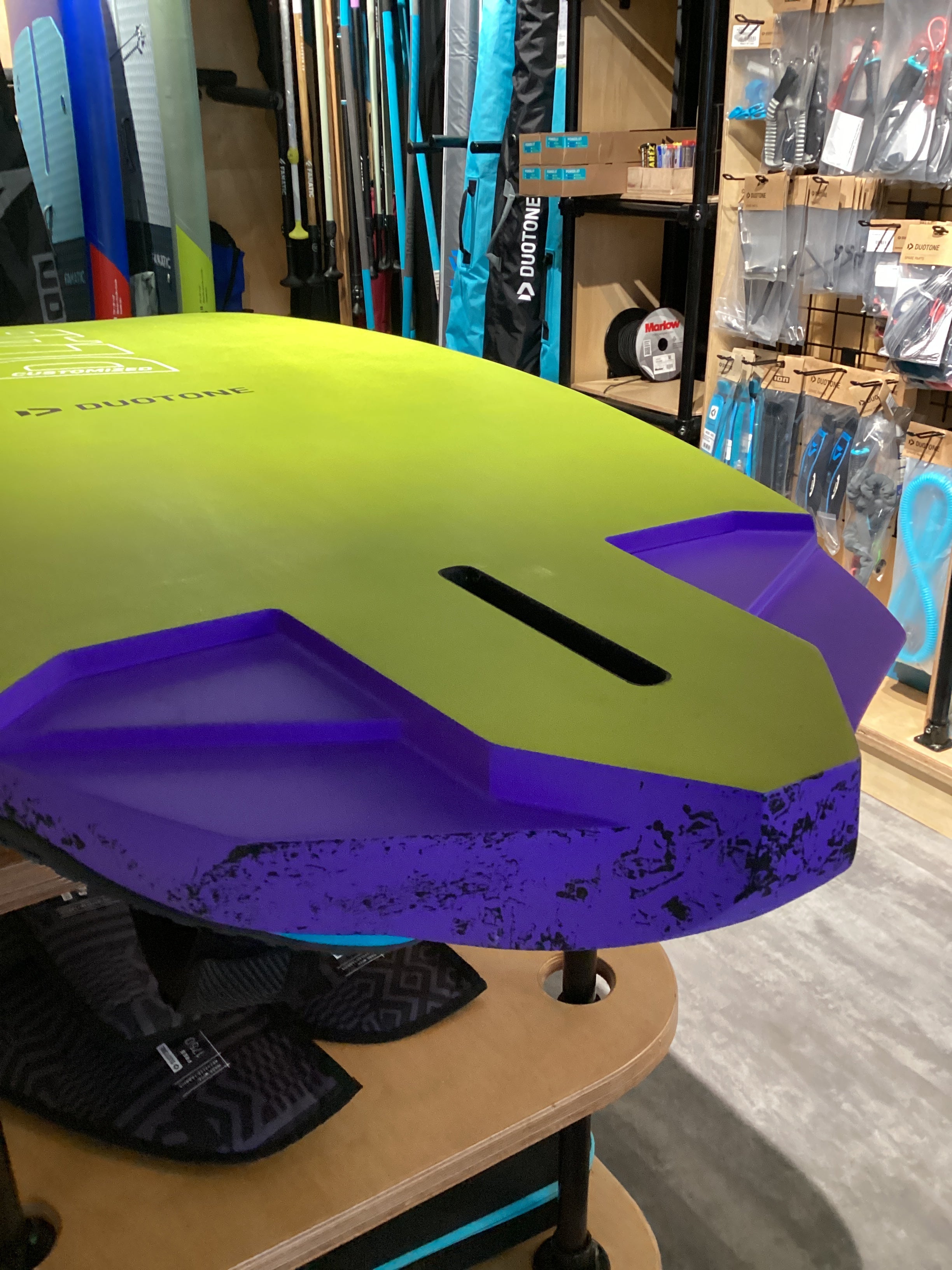 Used Duotone Falcon_Fin D/LAB 124L - Worthing Watersports -  - Boards - Duotone Windsurfing