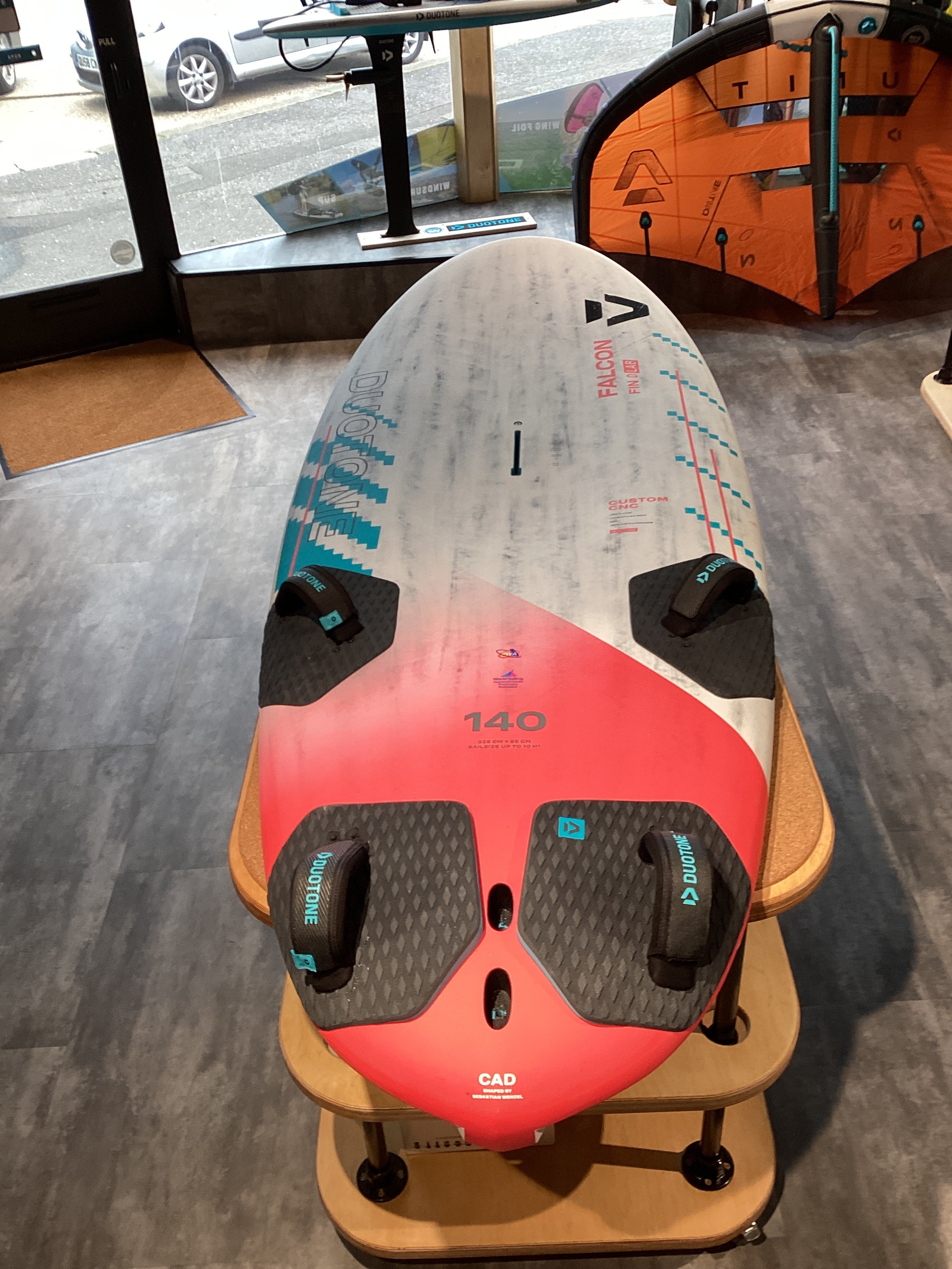 USED Duotone Falcon_Fin D/LAB 2024 140L - Worthing Watersports -  - Boards - Duotone Windsurfing