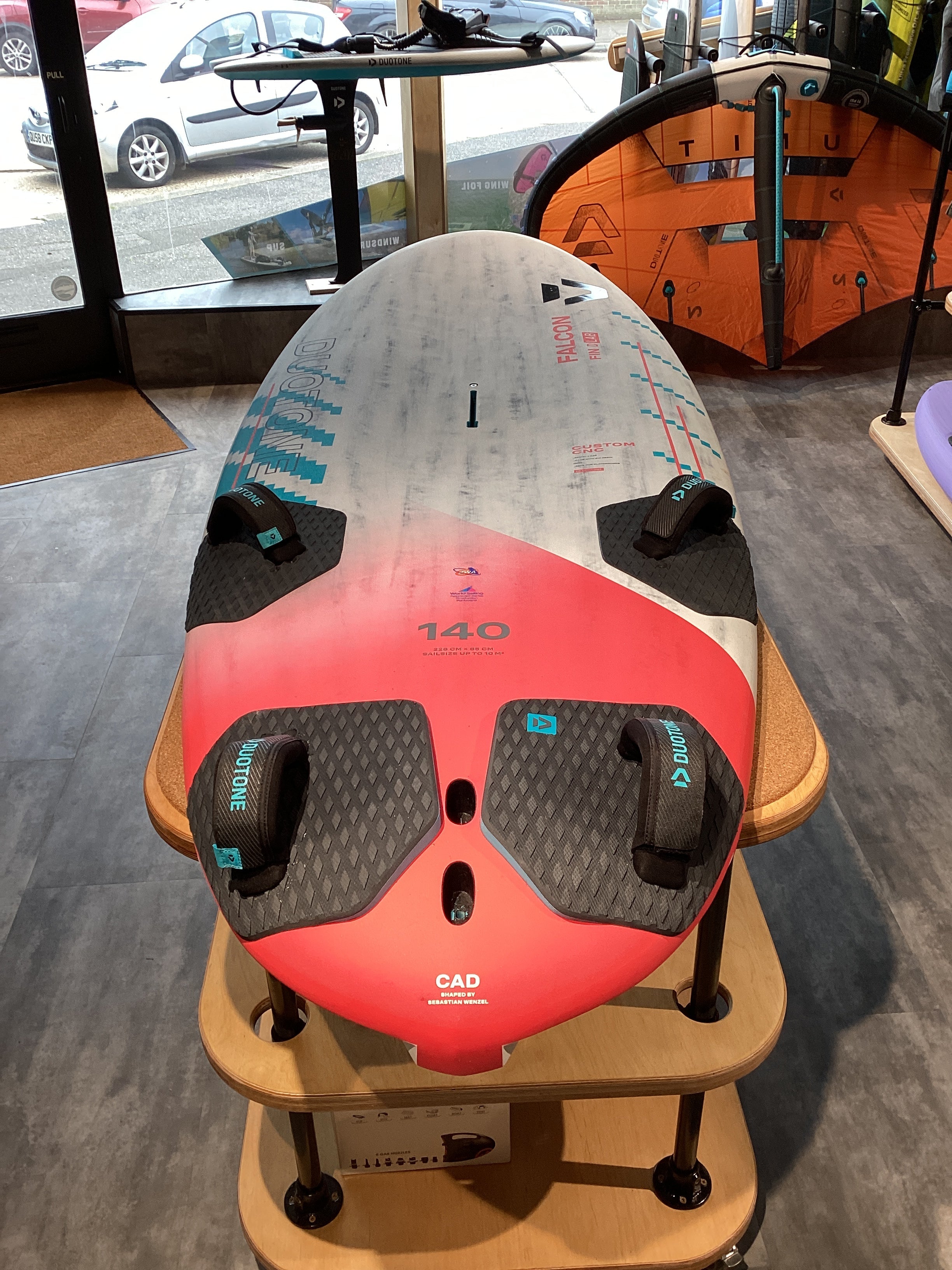 USED Duotone Falcon_Fin D/LAB 2024 140L - Worthing Watersports -  - Boards - Duotone Windsurfing