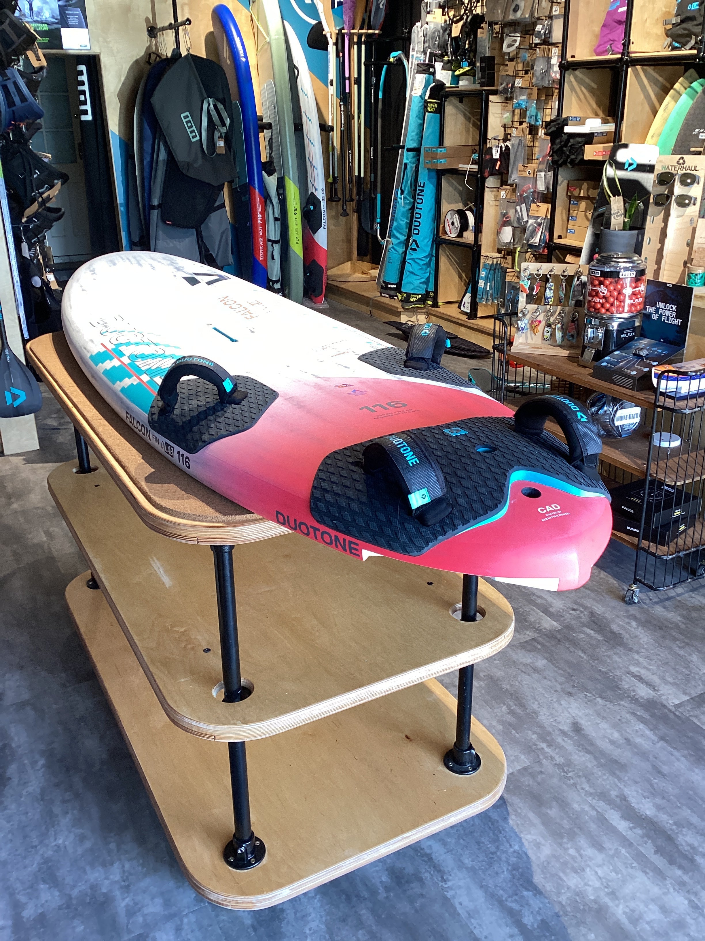 USED Duotone Falcon_Fin D/LAB 2025 116 - Worthing Watersports -  - Boards - Duotone Windsurfing
