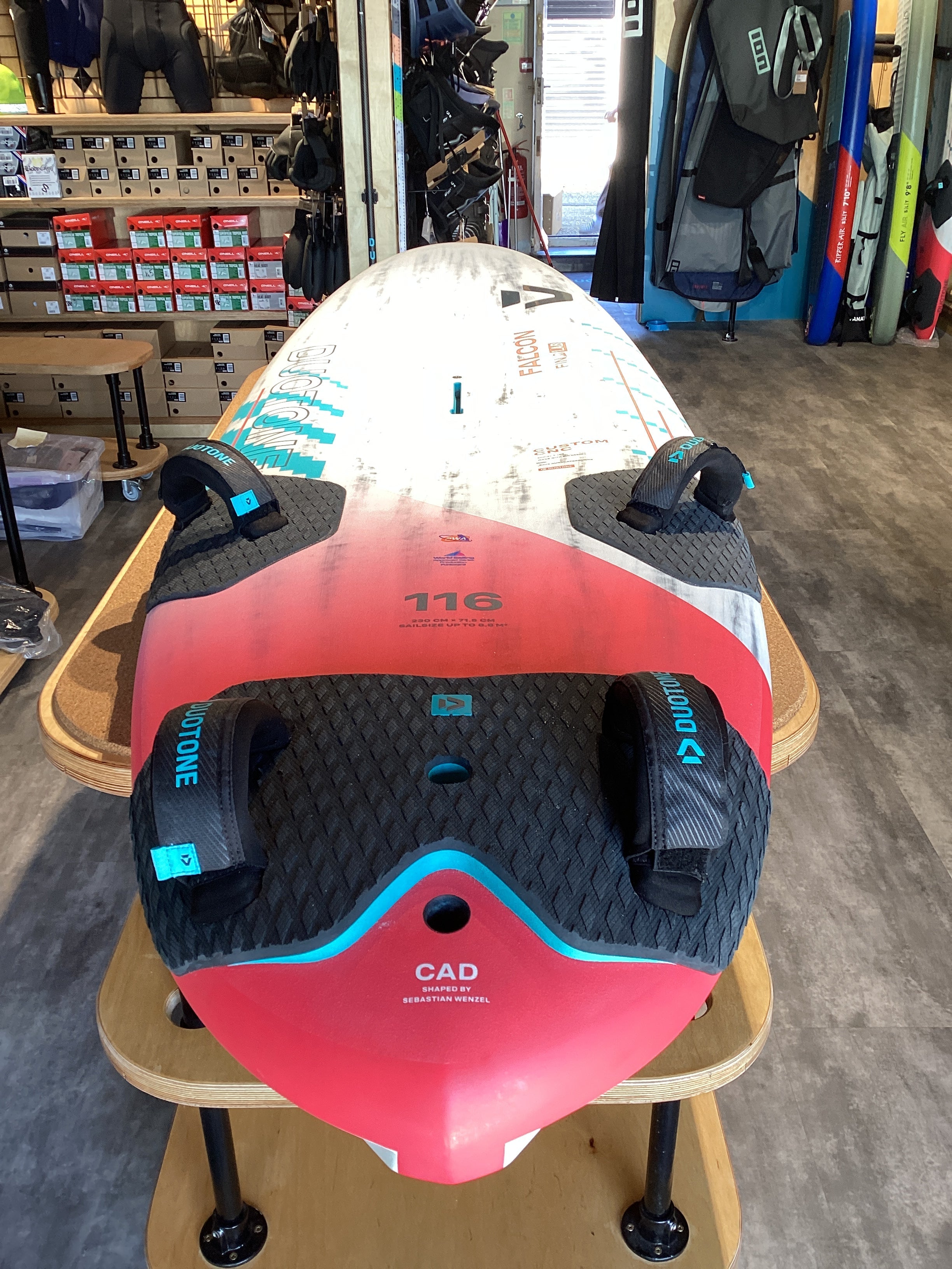 USED Duotone Falcon_Fin D/LAB 2025 116 - Worthing Watersports -  - Boards - Duotone Windsurfing