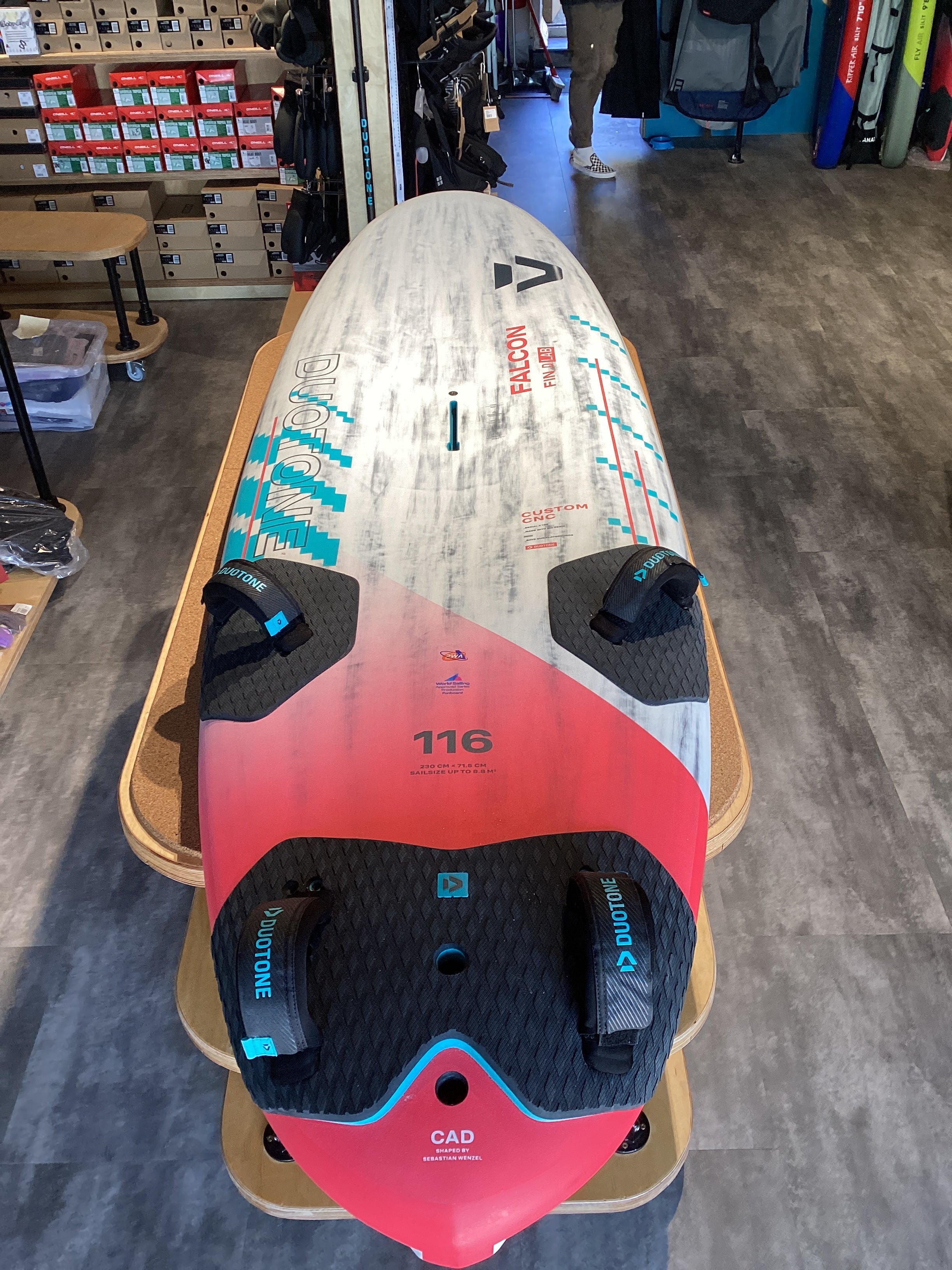 USED Duotone Falcon_Fin D/LAB 2025 116 - Worthing Watersports -  - Boards - Duotone Windsurfing