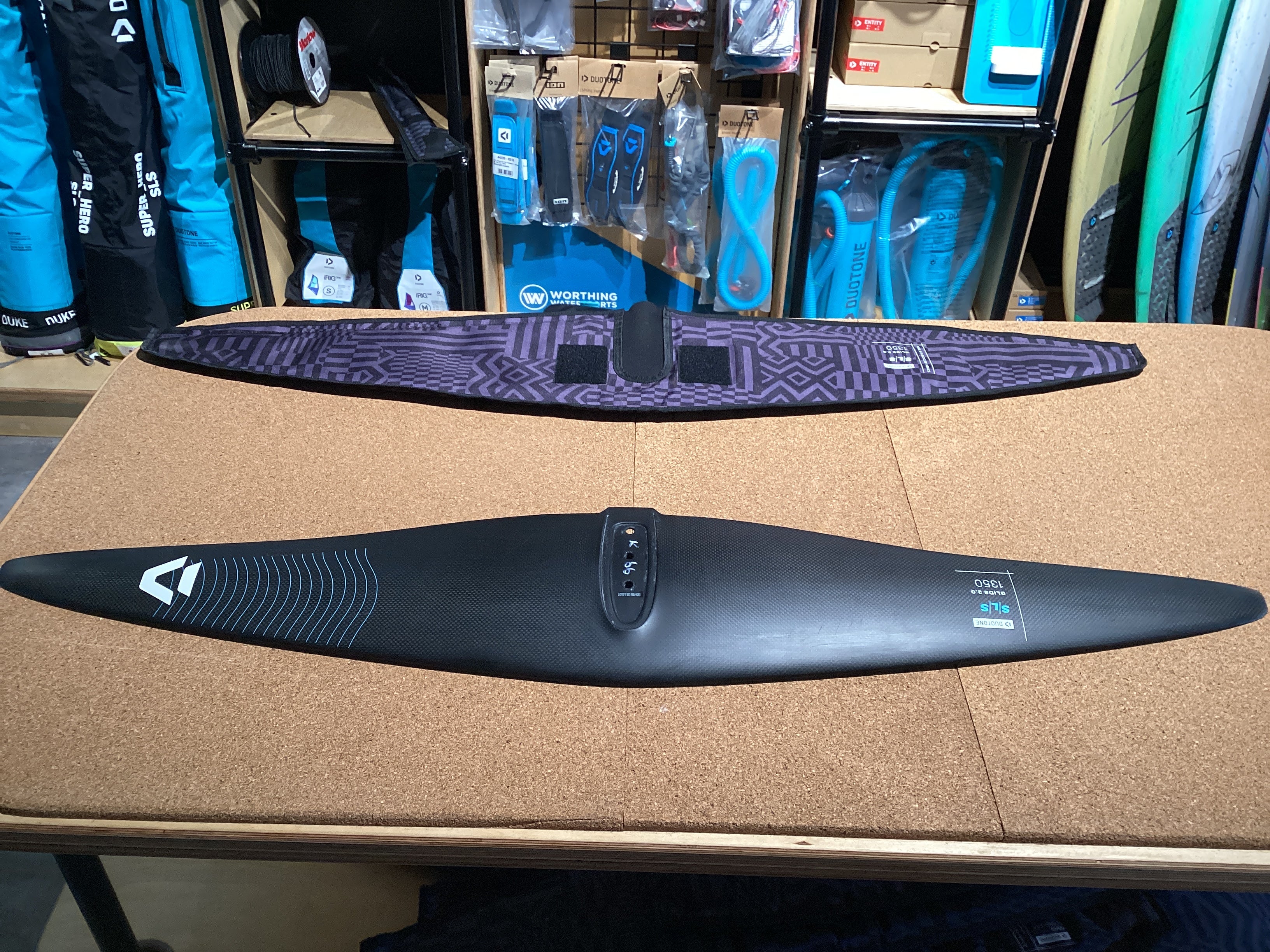Used Duotone Foil Wing Set Glide 2.0 SLS 2025 1350 - Worthing Watersports -  - Wing Packages Complete - Duotone X