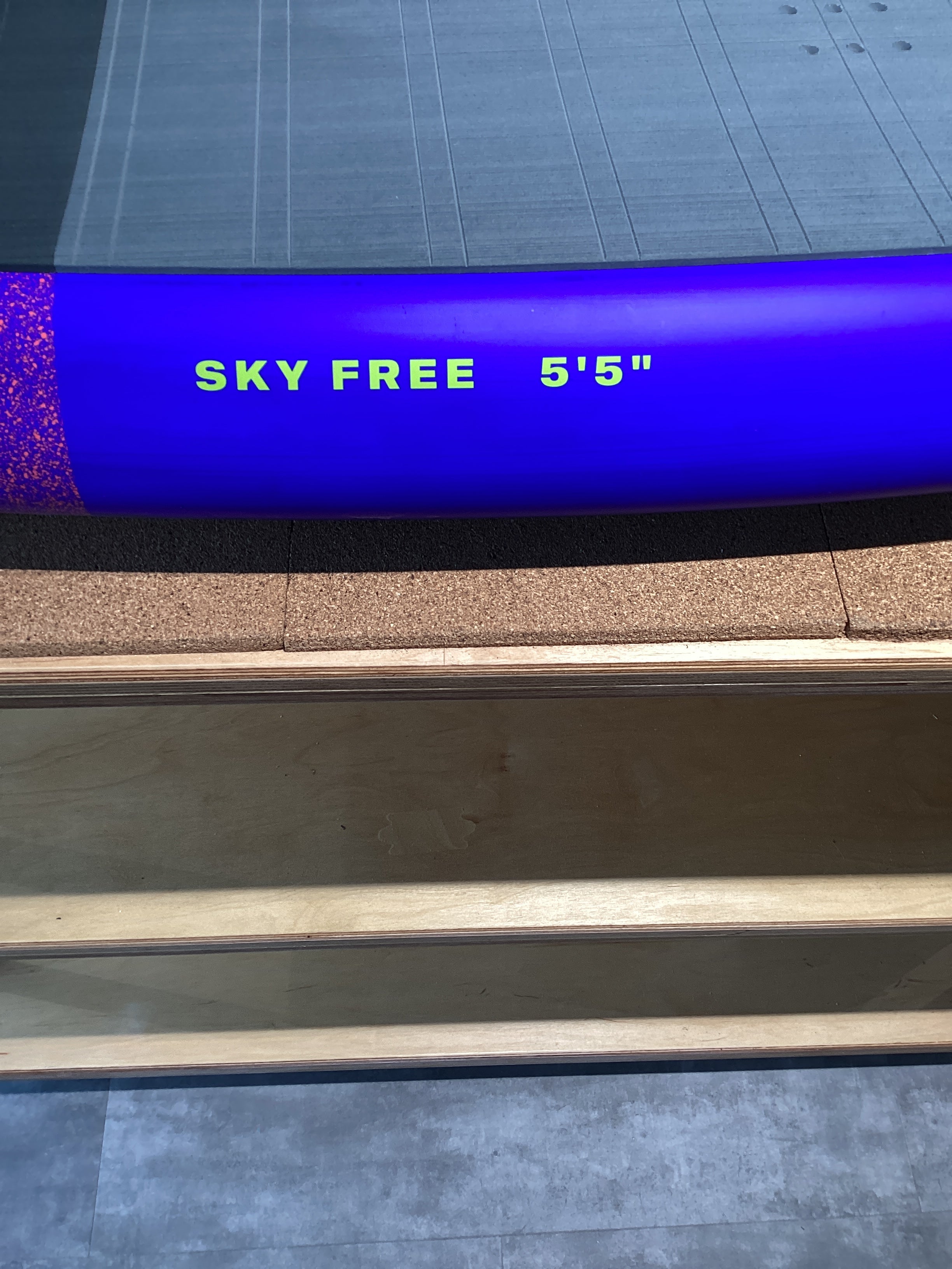 USED Duotone Foilboard Sky Free 2025 5'5'' 105L - Worthing Watersports -  - Boards - Duotone X