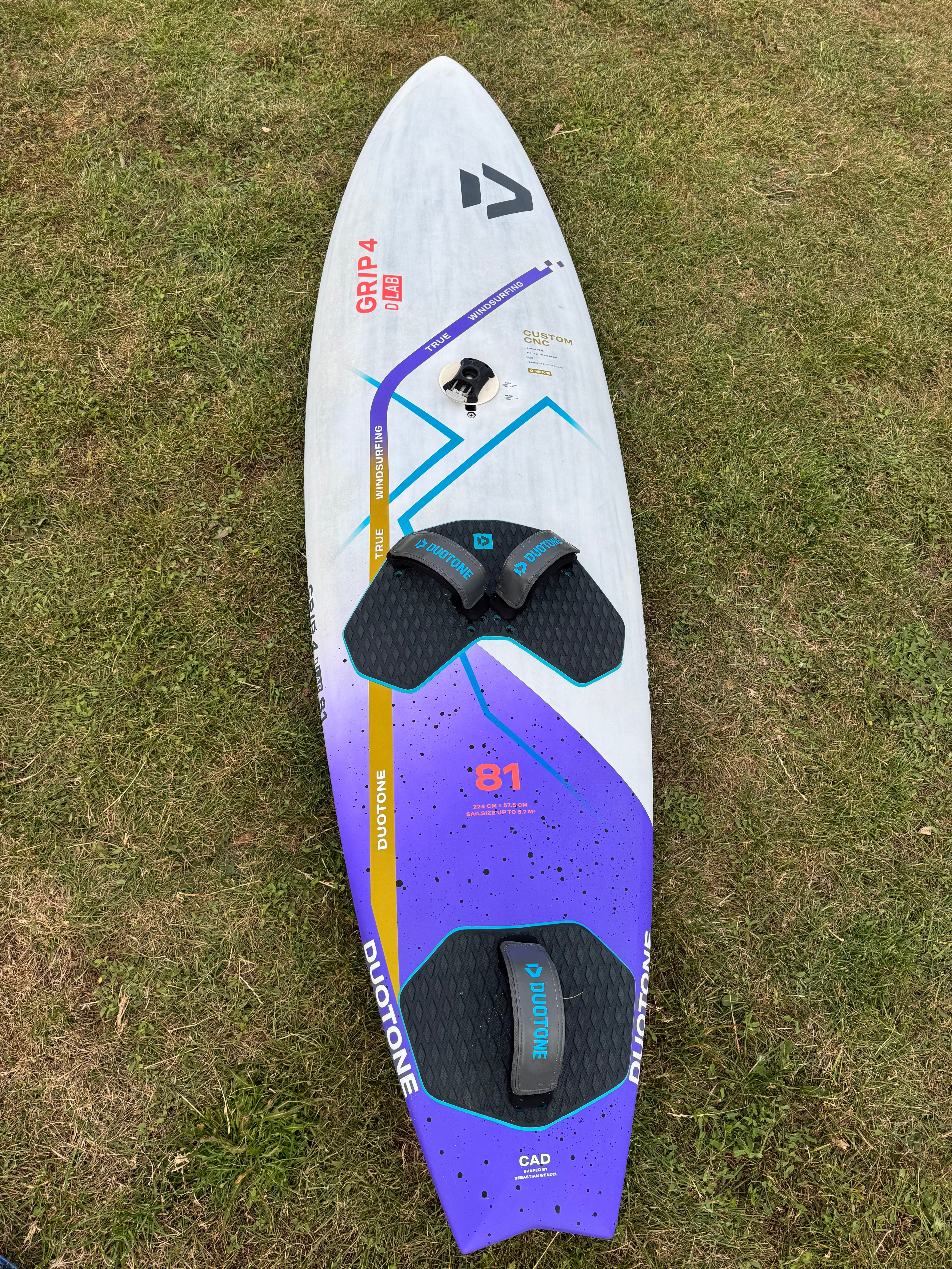 Used Duotone Grip 4 D/LAB 81l 2024 - Worthing Watersports - Boards - Duotone Windsurfing