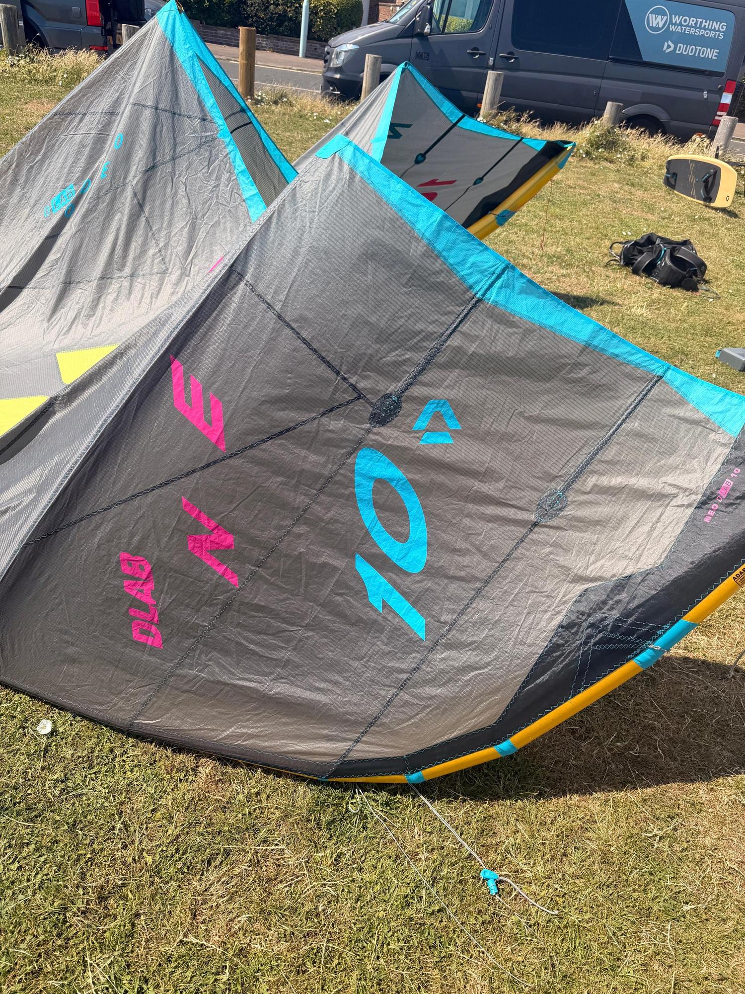 Used Duotone Kite Neo D/Lab 2025 10m - Performance Wave Kite - Worthing Watersports -  - Kites - Duotone Kiteboarding