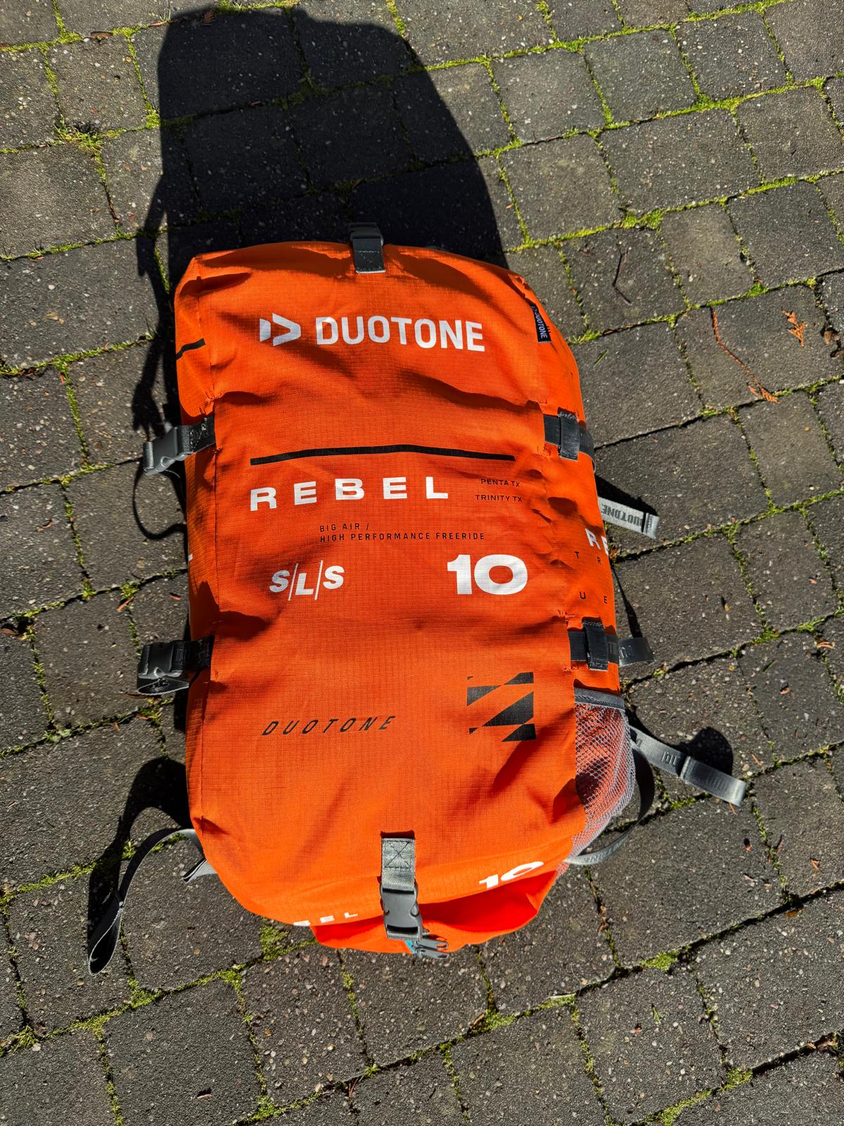 Used Duotone Rebel SLS 10m 2025 – Elevate Your Big Air Kite Game - Worthing Watersports -  - Kites - Duotone Kiteboarding