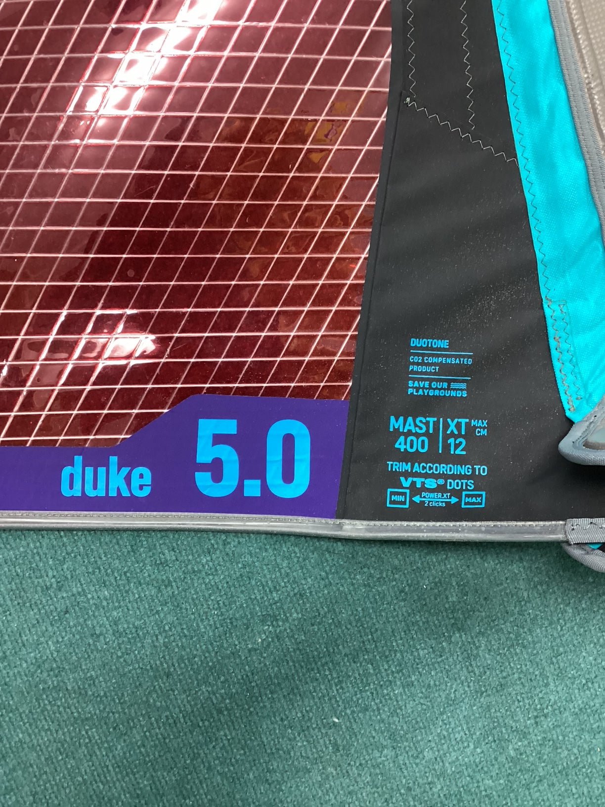 Used Duotone Sail Duke 2025 5.0 - Worthing Watersports -  - Sails - Duotone Windsurfing