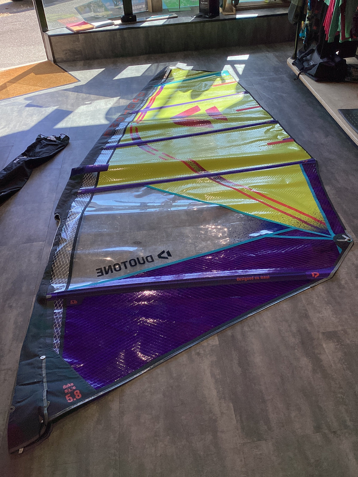 Used Duotone Sail Duke SLS 5.8 2025 - Worthing Watersports - used-duke-31 - Sails - Duotone Windsurfing
