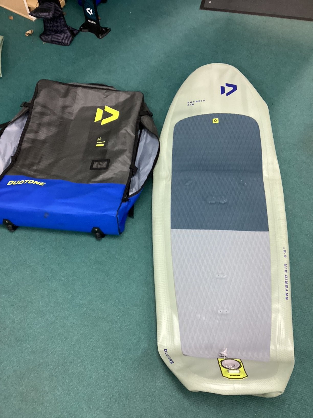 Used Duotone Skybrid Air 2025 6'4" 115L – The Ultimate Inflatable Wing Foil Board - Worthing Watersports -  - Wing Packages Complete - Duotone X