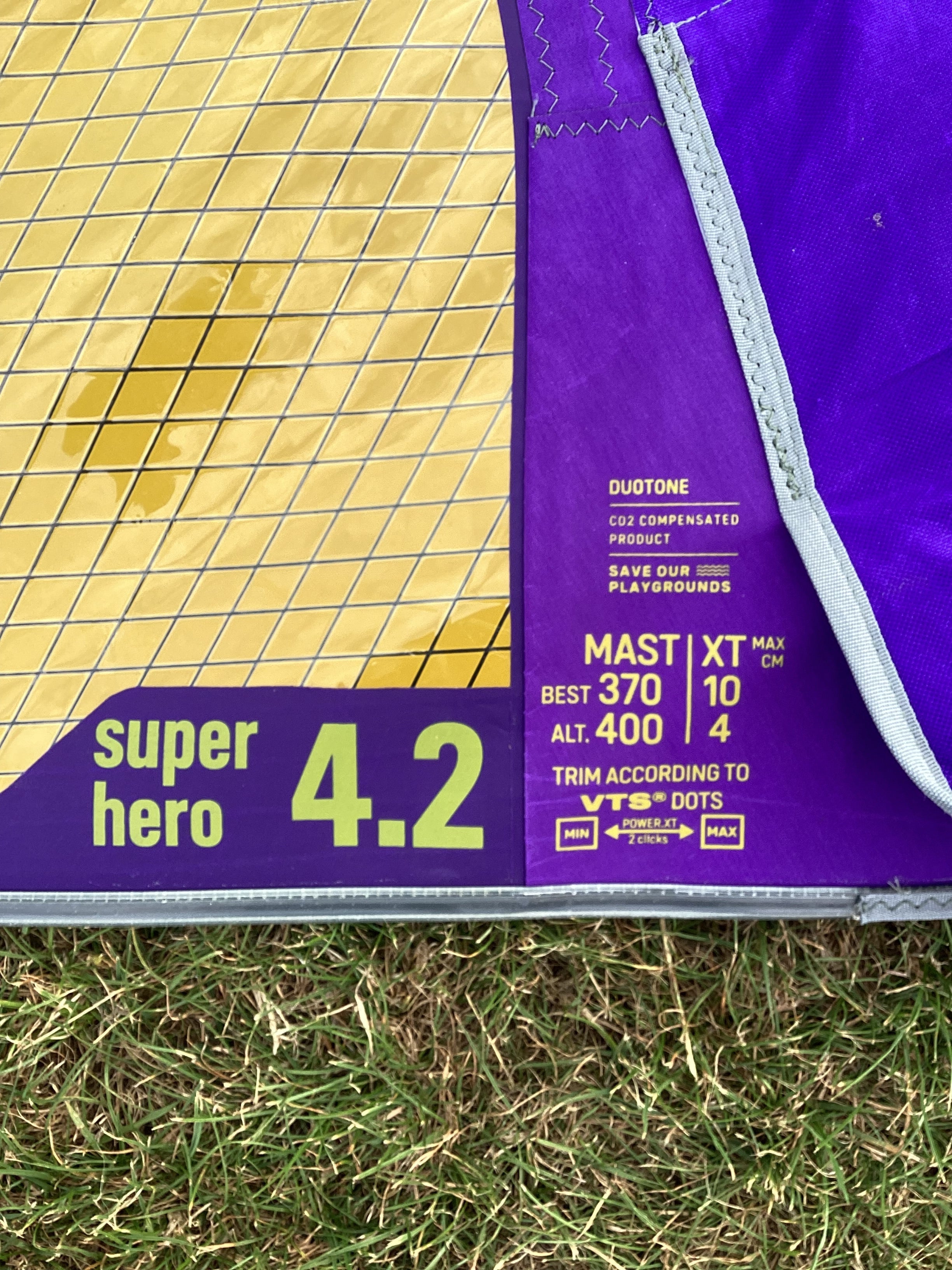 Used Duotone Super_Hero 4.2 2025 - Worthing Watersports - Sails - Duotone Windsurfing