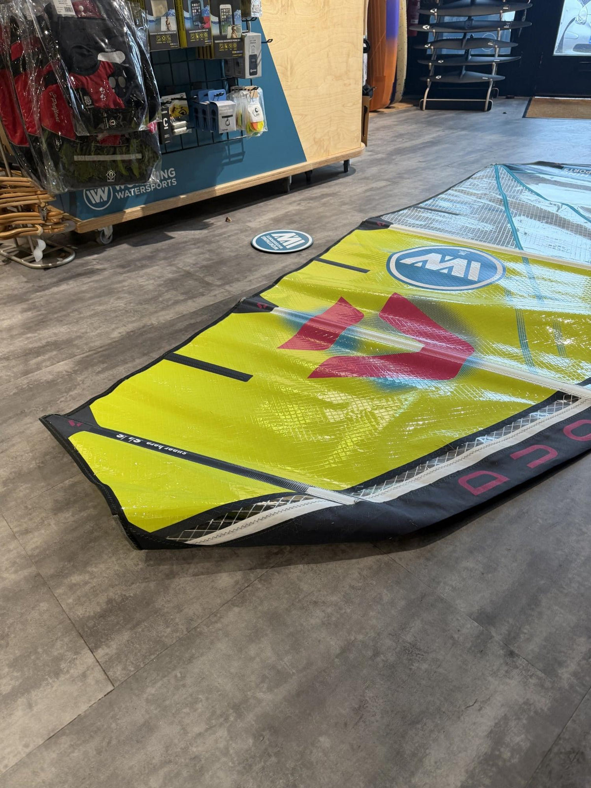 Photograph 4 of actual used Duotone Super Hero SLS 2026 4.7m wave sail