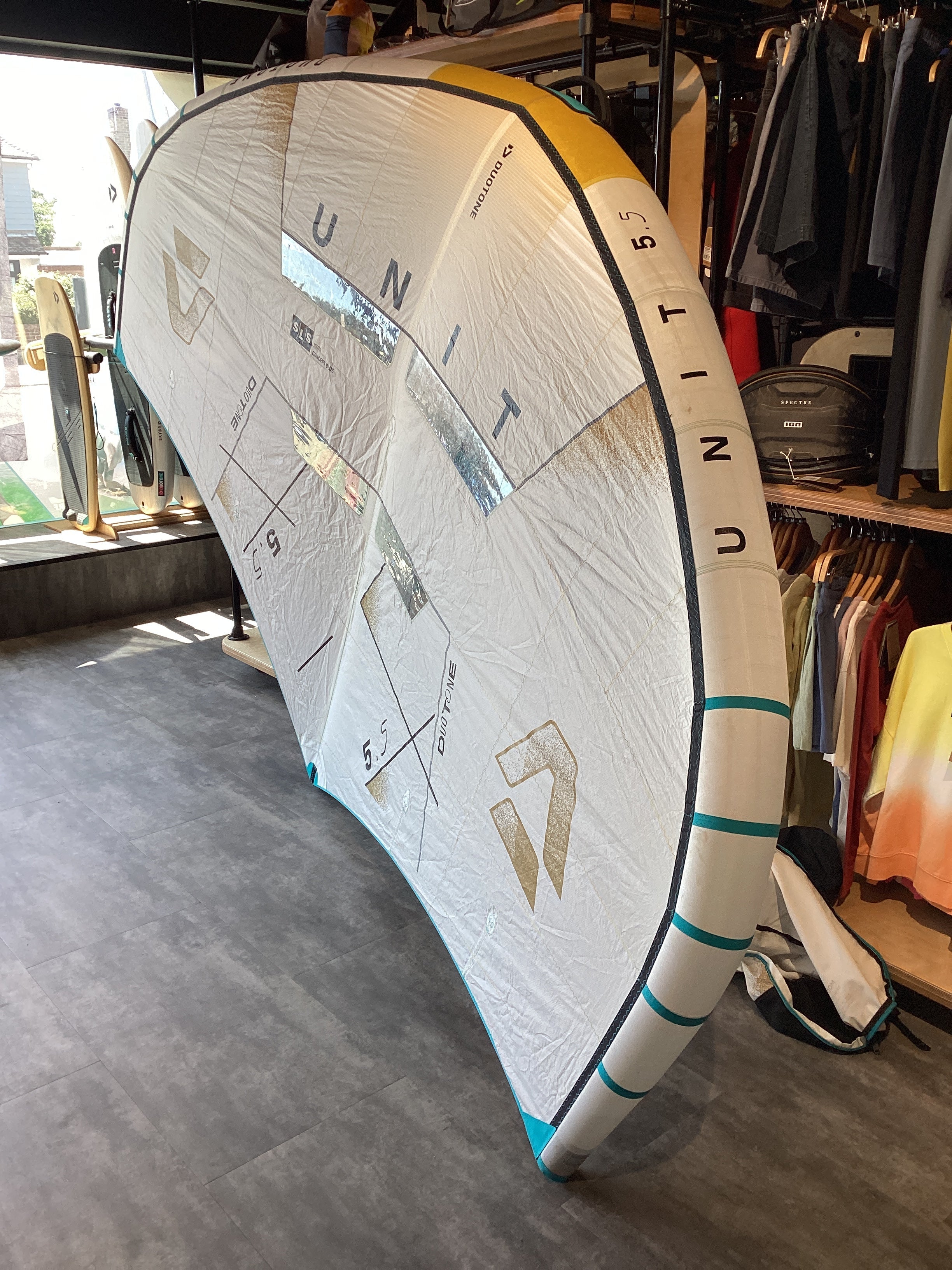 Used Duotone Unit SLS Concept Blue 2026 5.5m - Worthing Watersports - used-unit-sls-G2 - Wings - Duotone Wing Foiling