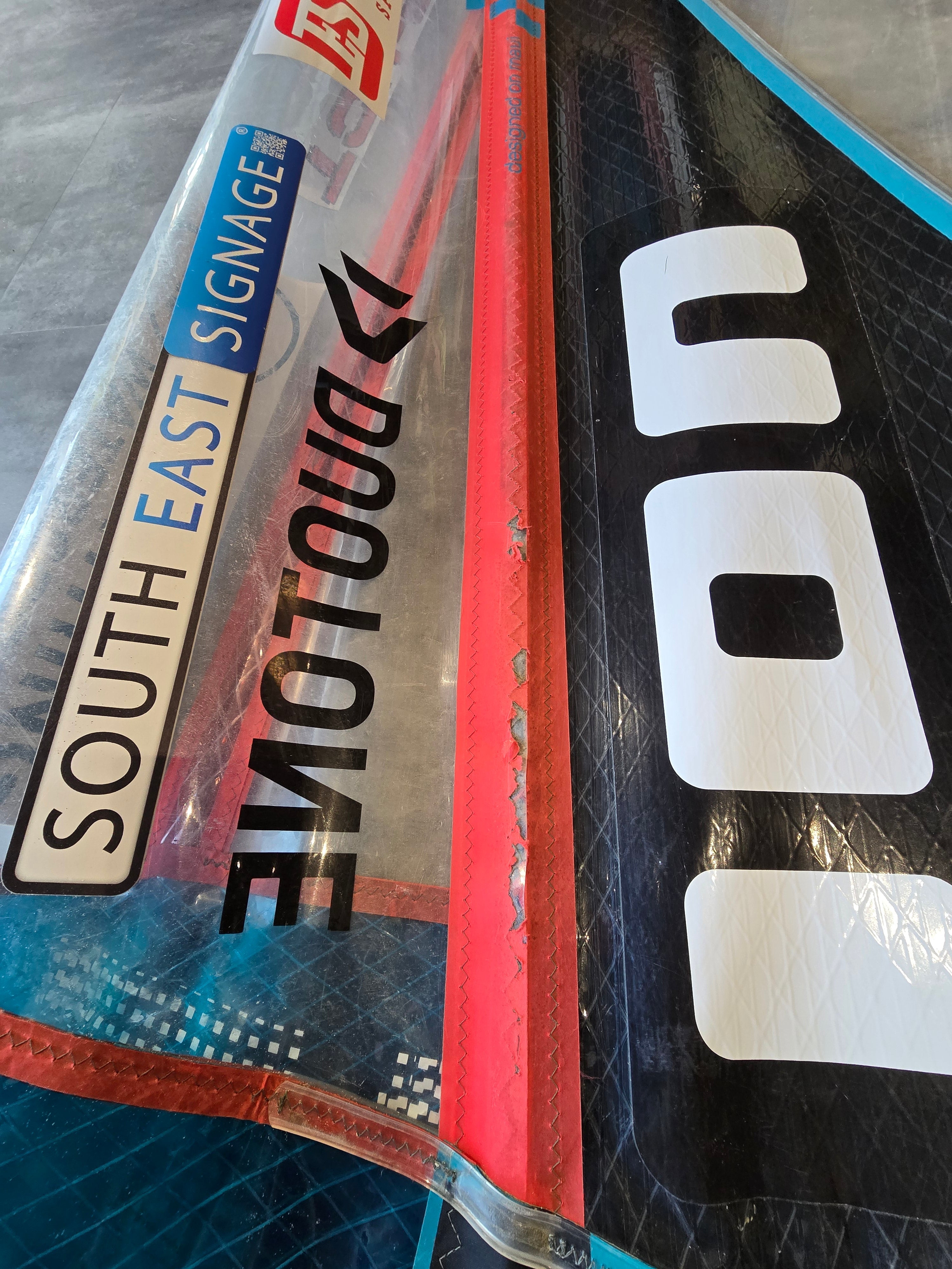 USED Duotone Warp_Fin 2025 5.0 - Worthing Watersports -  - Sails - Duotone Windsurfing