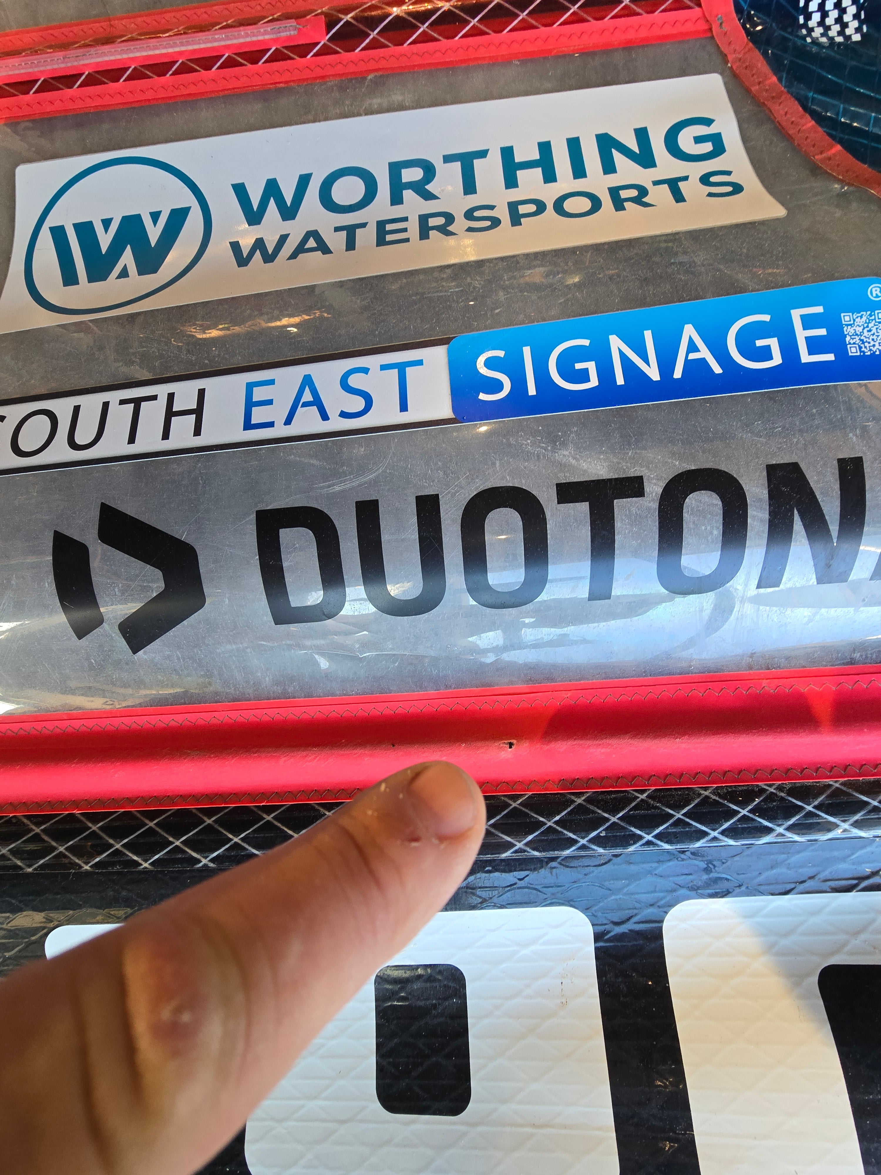 USED Duotone Warp_Fin 2025 5.8 - Worthing Watersports -  - Sails - Duotone Windsurfing