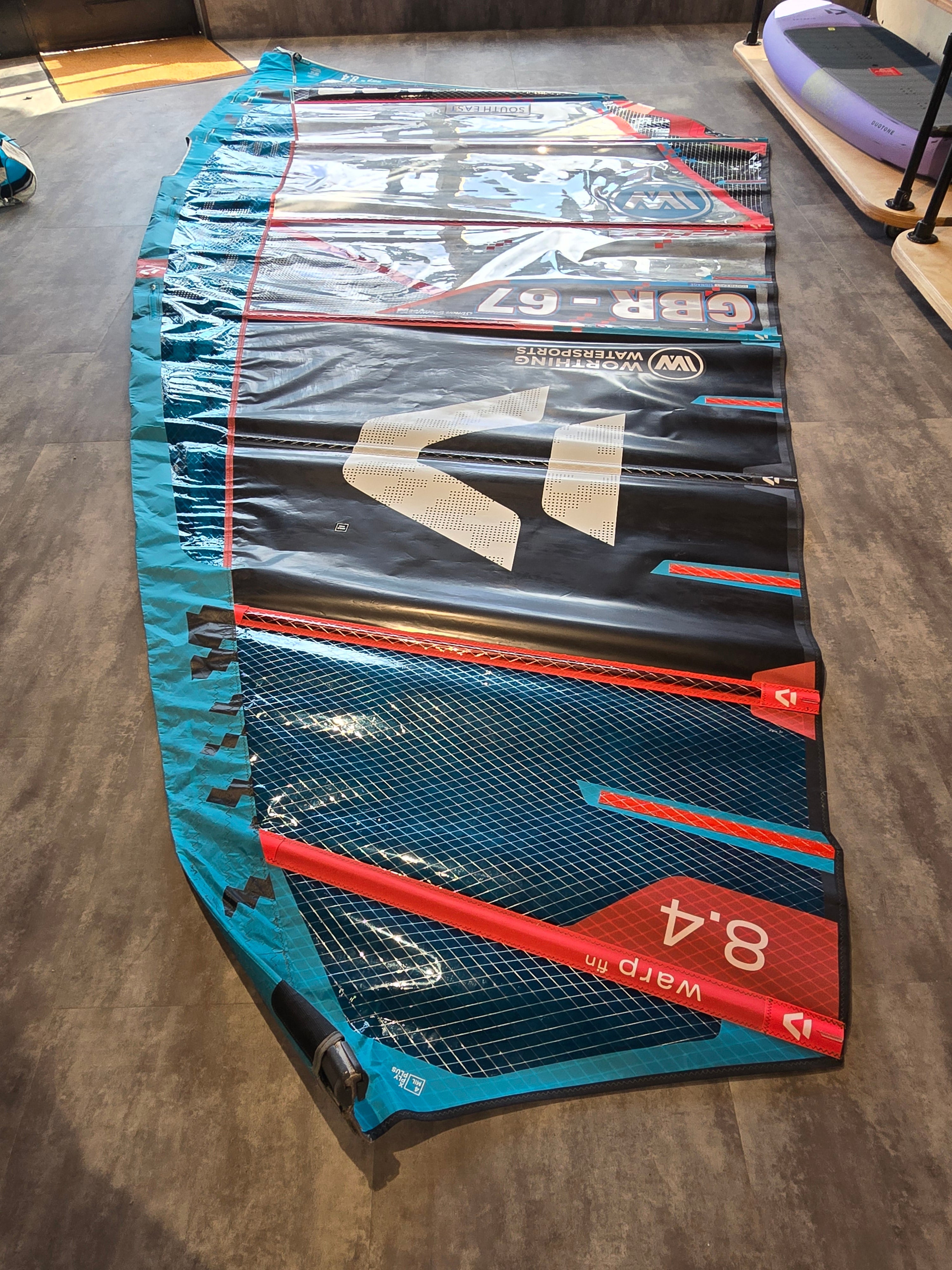 USED Duotone Warp_Fin 2025 8.4 - Worthing Watersports -  - Sails - Duotone Windsurfing