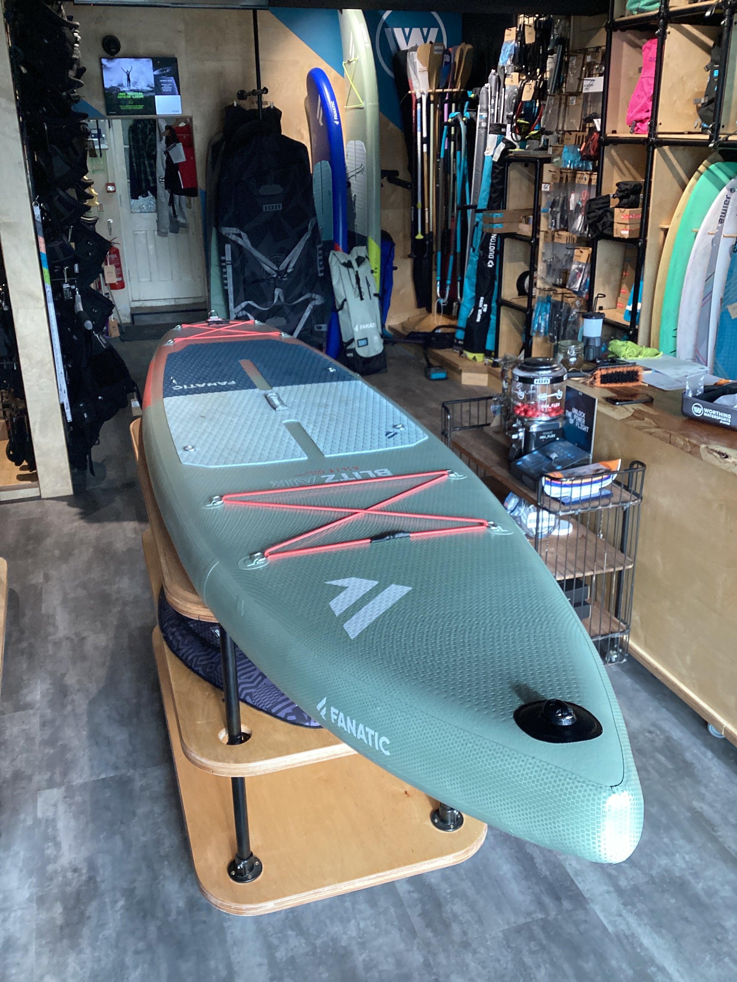 Used Fanatic iSUP Blitz Air SLT 11'2'' - Worthing Watersports -  - iSUP Packages - Fanatic SUP