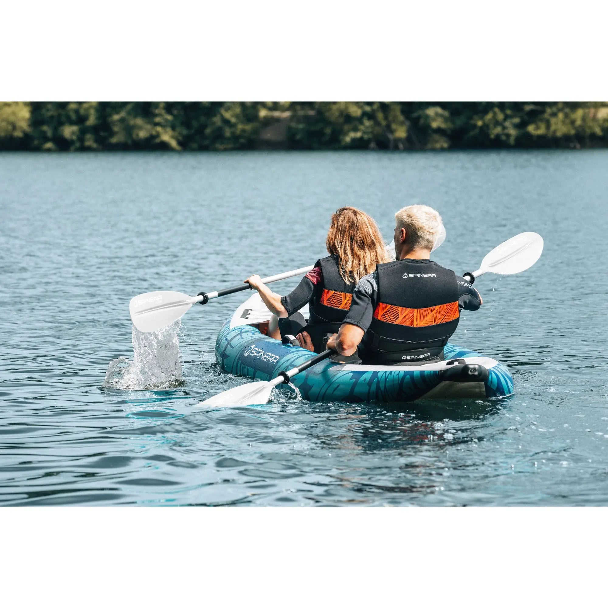 Spinera Duo 340 Package - 2 Person HDDS Kayak - 2x Paddles, Pump, Seats & Bag