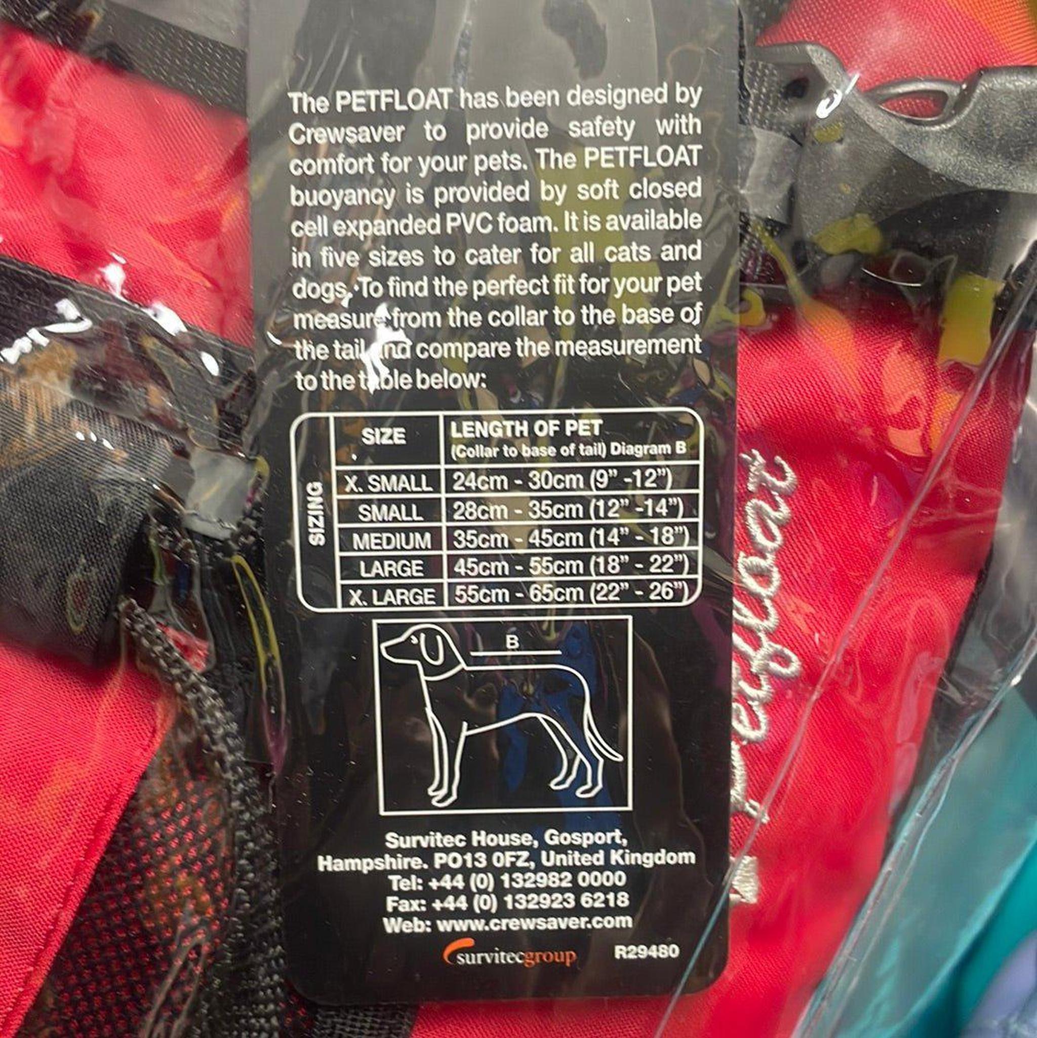 Crewsaver Pet Float
