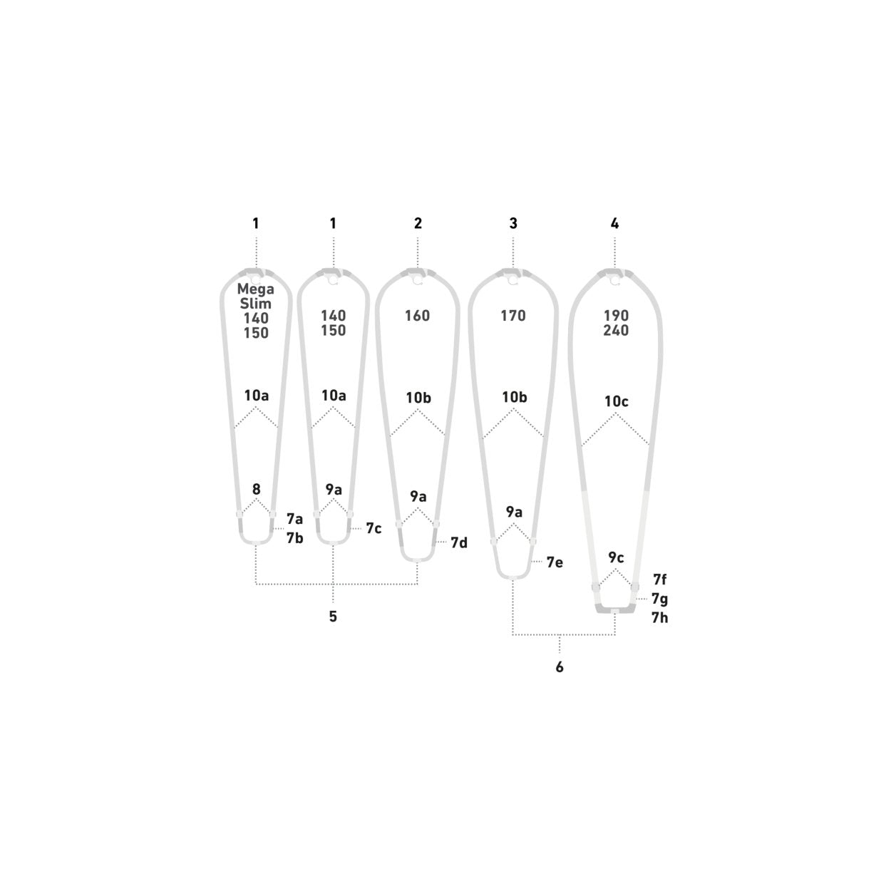 Duotone Boom Spare EVA grip Platinum (2pcs) (SS20) 2020