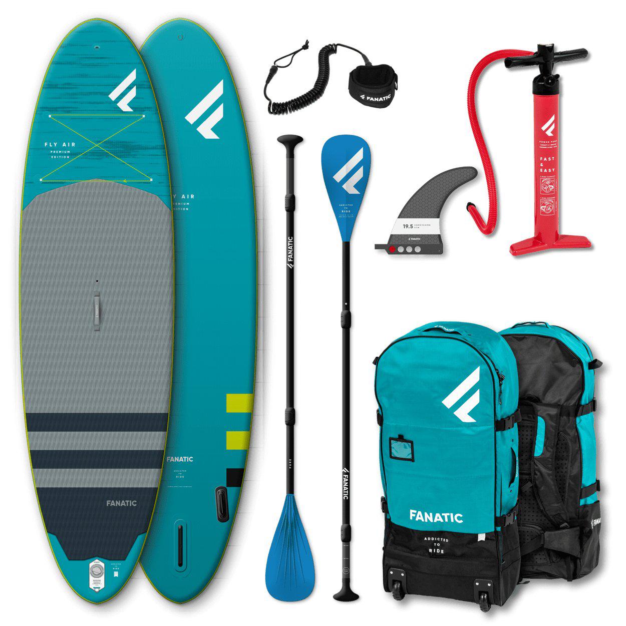 Fanatic Package Fly Air Premium/Pure 2022 iSUP Paddleboard