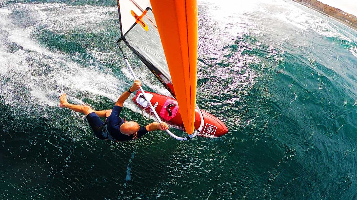 Flymount Aero-40 Ultralight Action Camera mount - Windsurfing