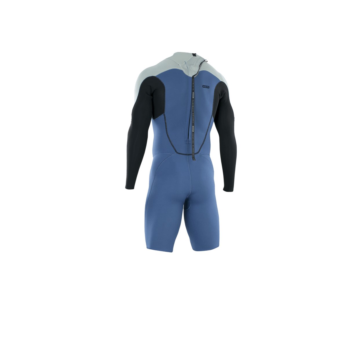 ION Men Wetsuit Element 2/2 Shorty Longsleeve Back Zip 2024