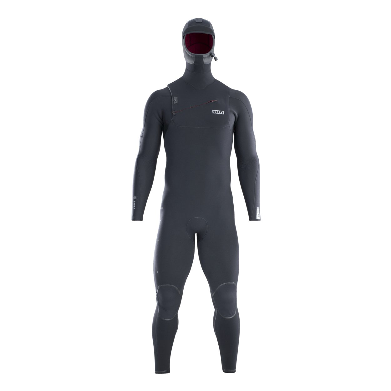 ION Men Wetsuit Seek Select 6/5 Hood Front Zip 2024