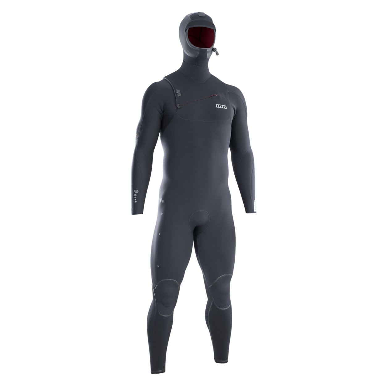 ION Men Wetsuit Seek Select 6/5 Hood Front Zip 2024