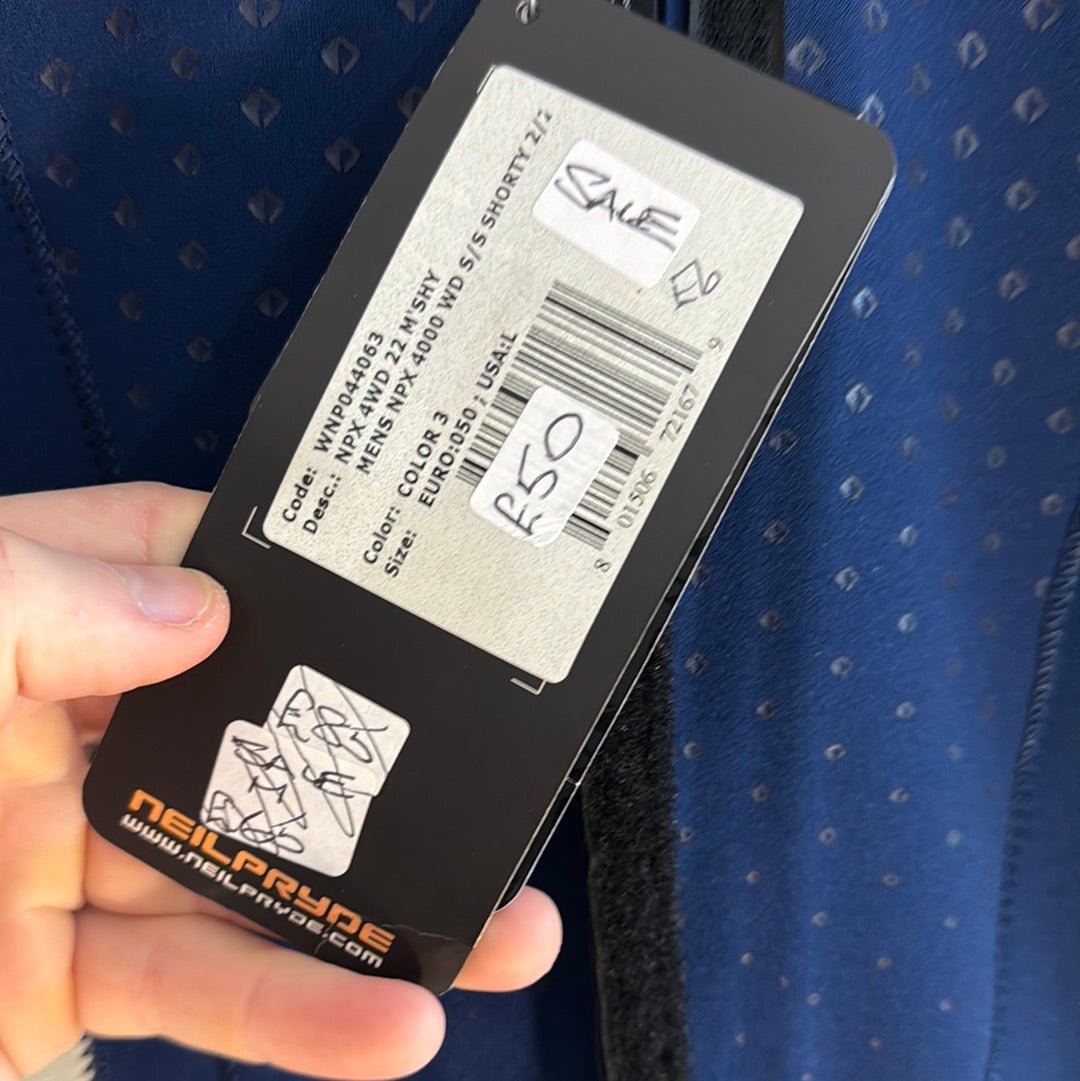 Neilpryde 2/2 shorty back zip men’s wetsuit Medium Euro 50