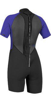 O'Neill Women's Reactor-2 2mm Back Zip S/S Spring