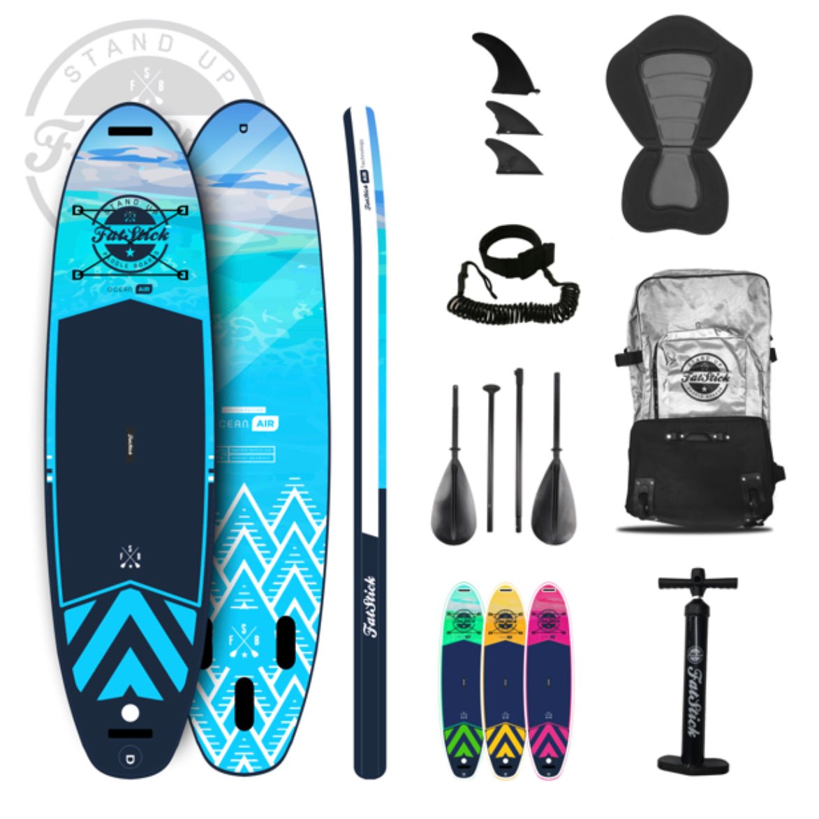 Pure Art 10’6 Inflatable Paddle Board SUP Package