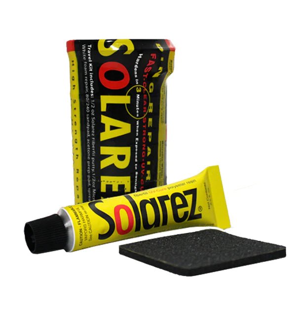 SOLAREZ POLYESTER mini travel surfboard repair kit