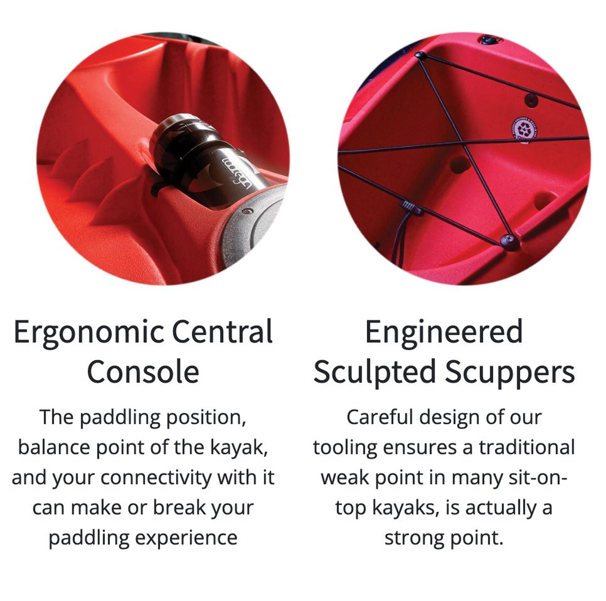 Tootega PULSE 120 Double Tandem Rigid Kayak