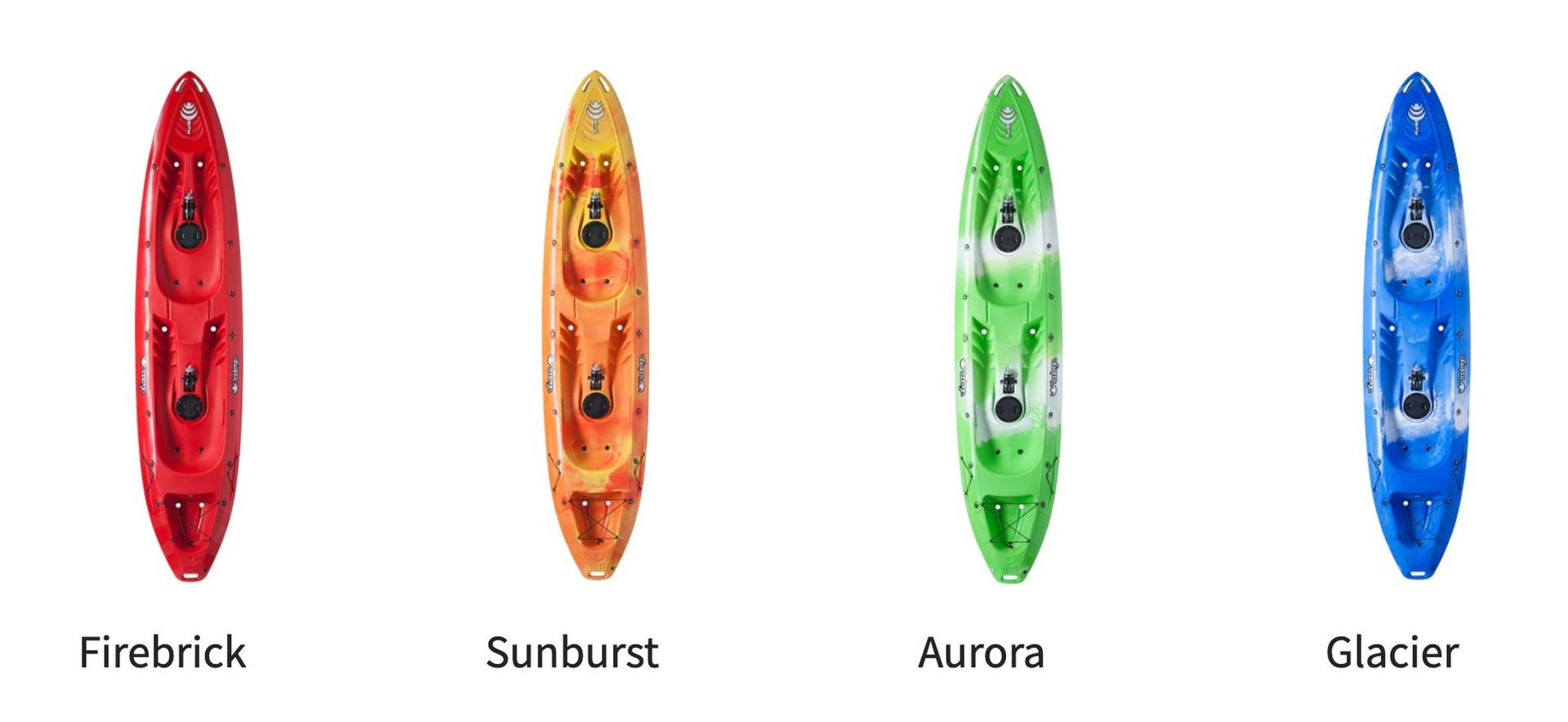 Tootega PULSE 120 Double Tandem Rigid Kayak