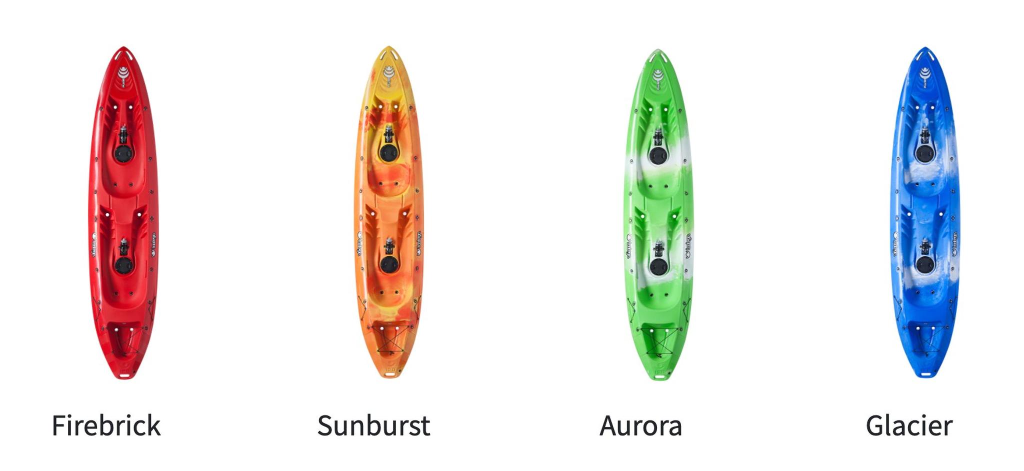 Tootega PULSE 120 Double Tandem Rigid Kayak