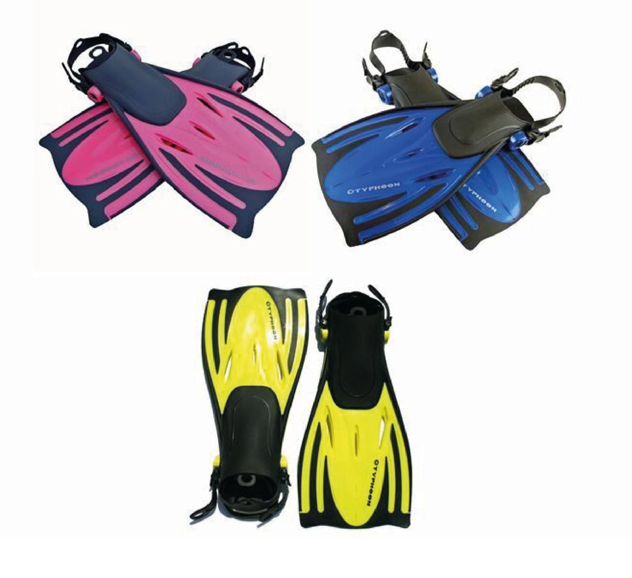 Typhoon Adult T-jet Adjustable Fins