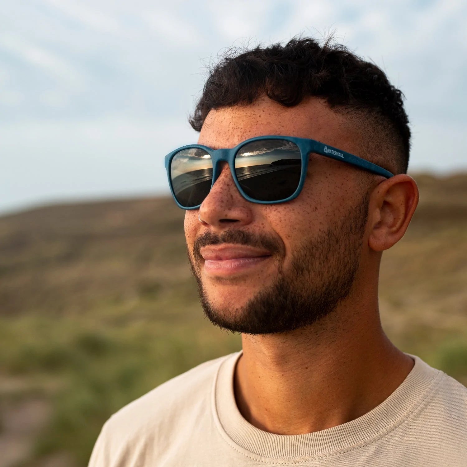 Waterhaul Fitzroy Navy - Recycled Fishing Net Sunglasses