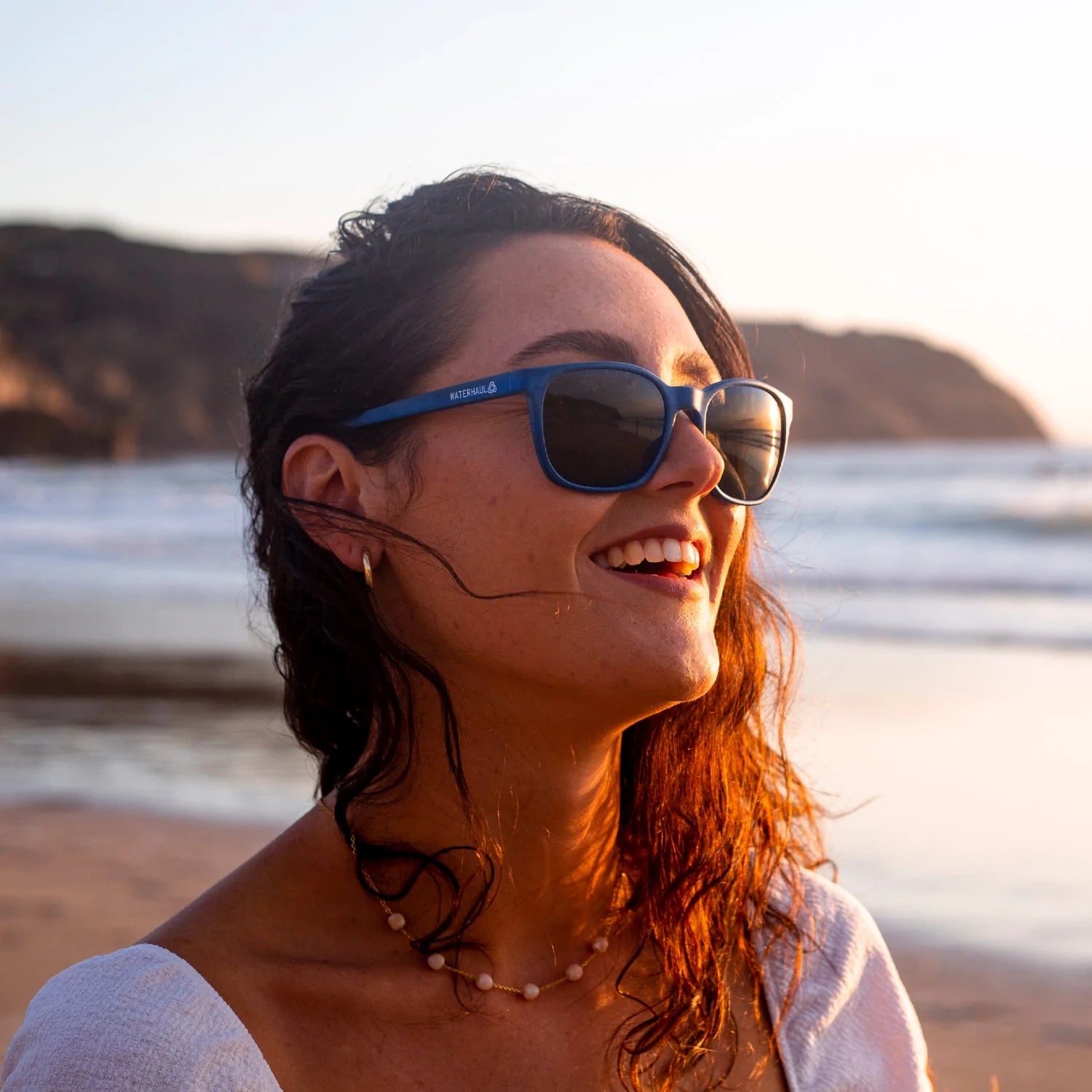 Waterhaul Fitzroy Navy - Recycled Fishing Net Sunglasses