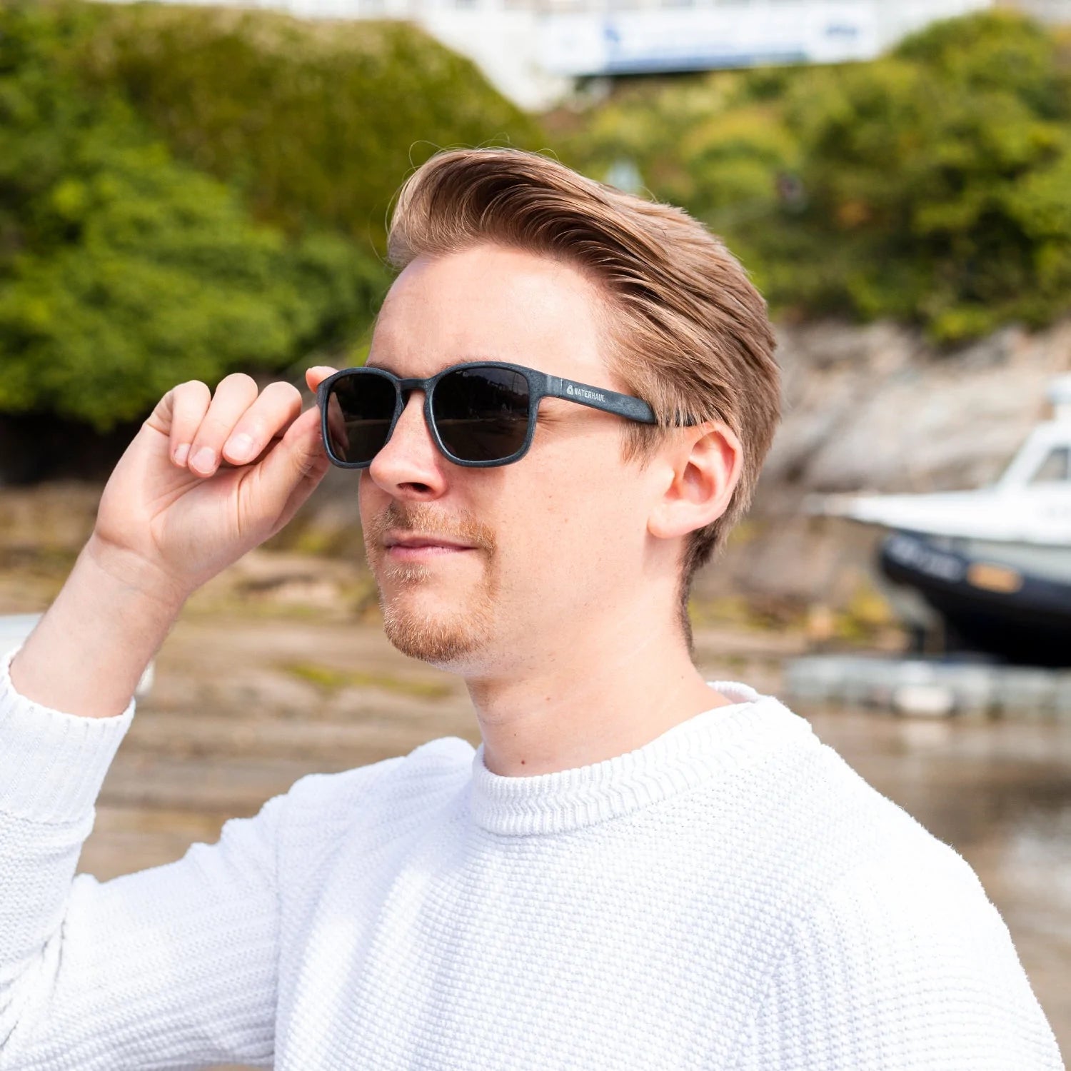 Waterhaul Pentire Slate - Recycled Fishing Net Sunglasses