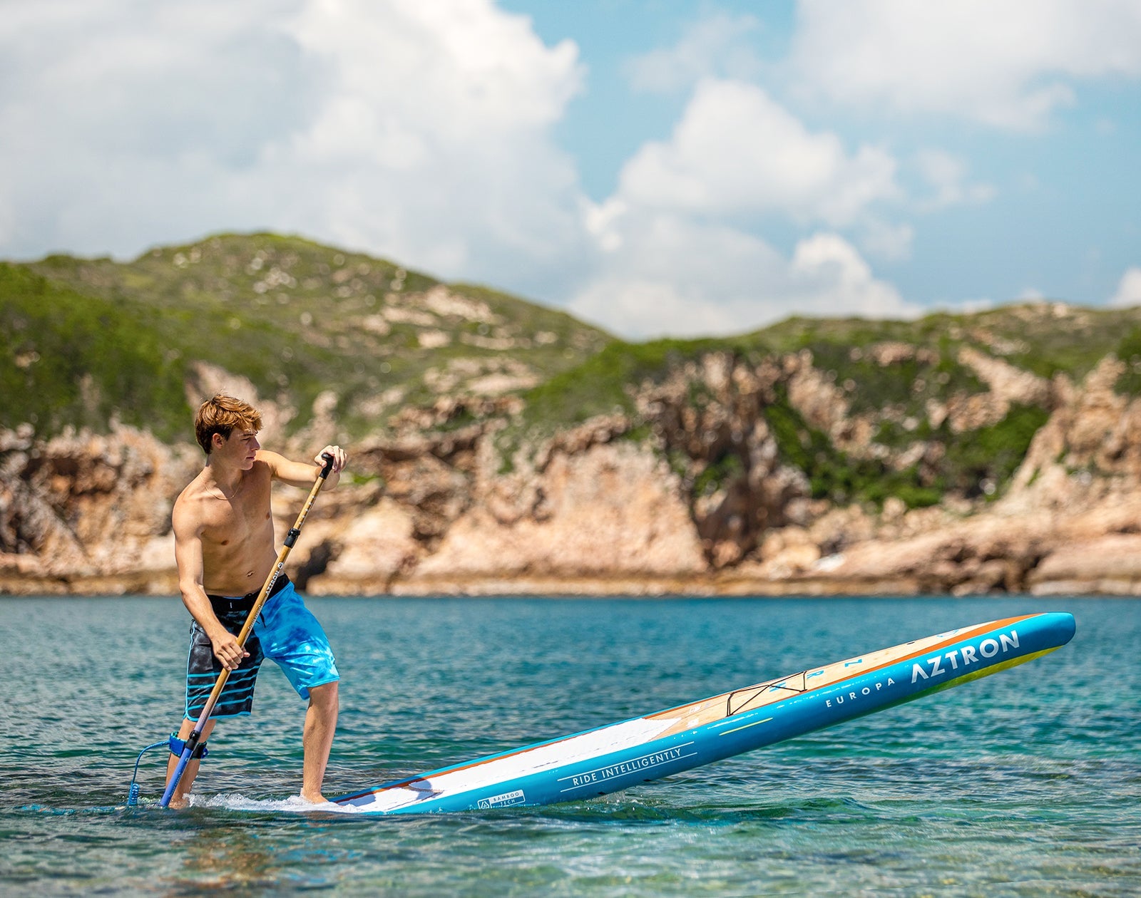 Aztron EUROPA Bamboo Touring 12'6" - Worthing Watersports - AH-630 - SUP Composite - Aztron