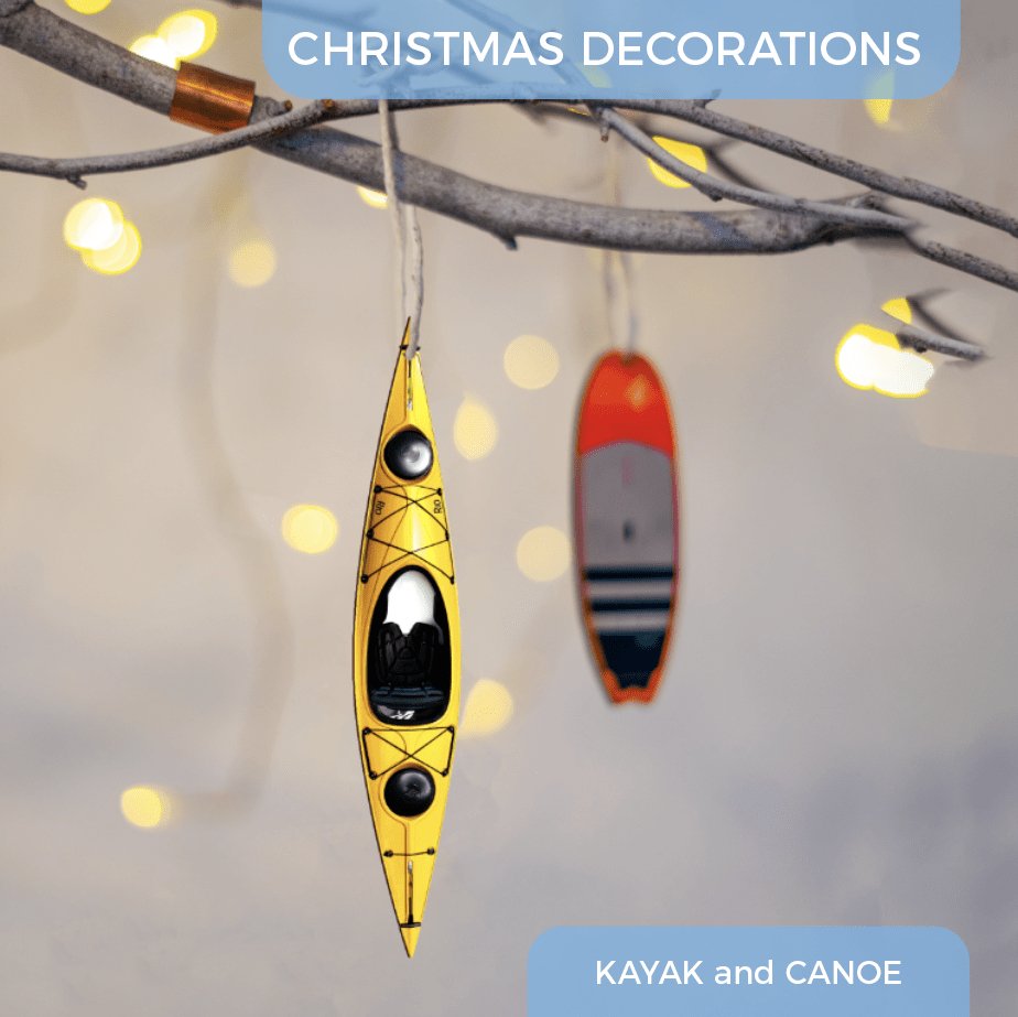 Bespoke Kayak or Canoe Christmas Tree Decoration - Worthing Watersports - SES-LAZ-CC-HB-113 - South East Signage